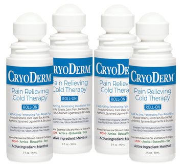 CryoDerm Pain Relieving, 3 Fl Oz (Pack of 4) CryoDermAu supplements