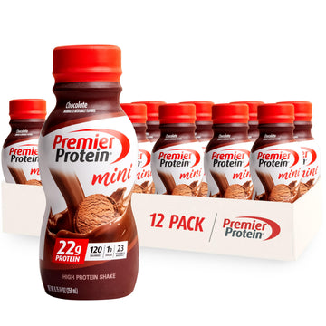 Premier Protein Shake MINIs, Chocolate, 22g Protein, 120 Calories, 1g Sugar, 8.75fl oz Premier ProteinUS supplements