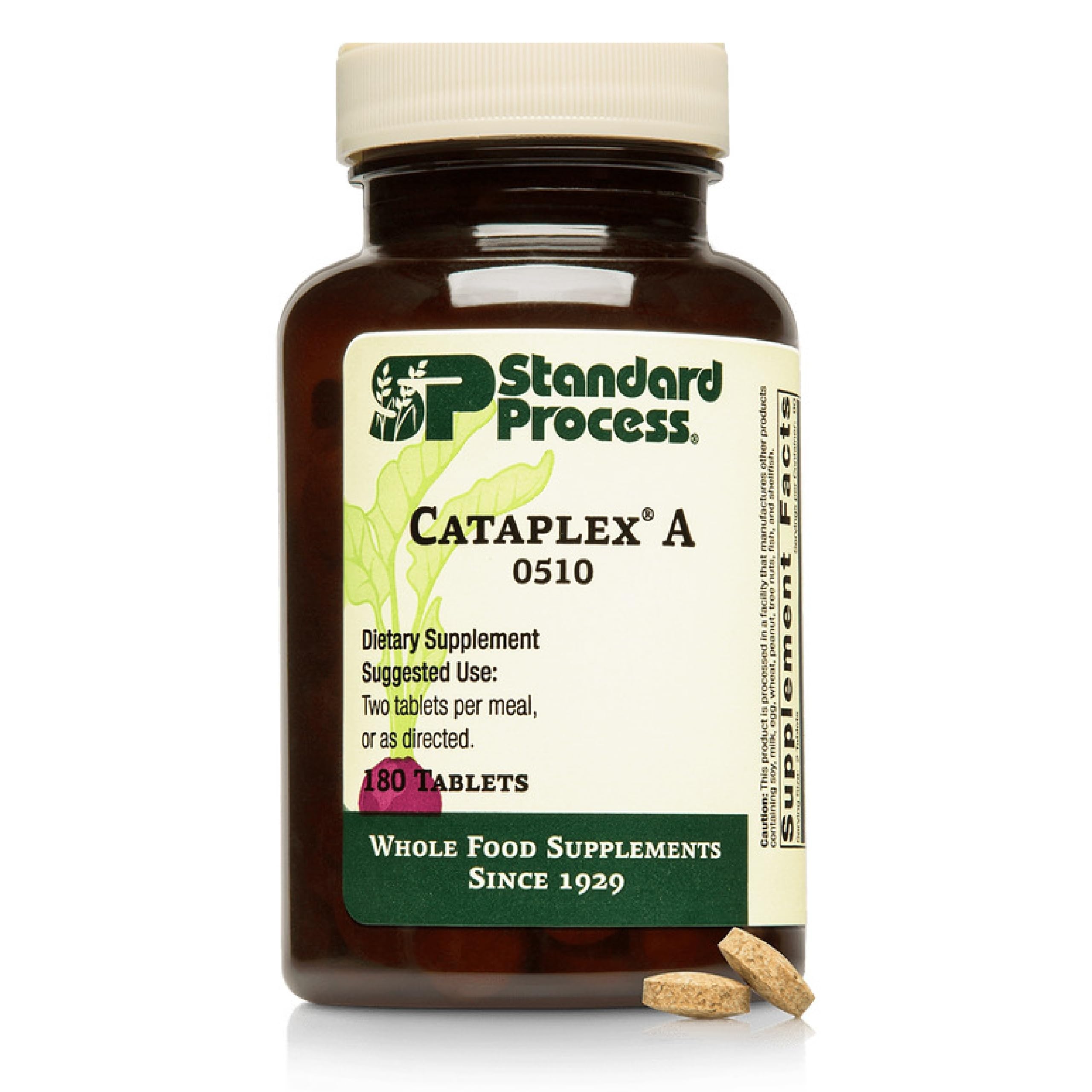 Standard Process Cataplex A - Supports Eye Health & Mucous Membranes - Supports Healthy Vision & Provides Antioxidant Vitamin A - Non-Dairy & Non-Soy - 180 Tablets Standard Process Inc.Au supplements