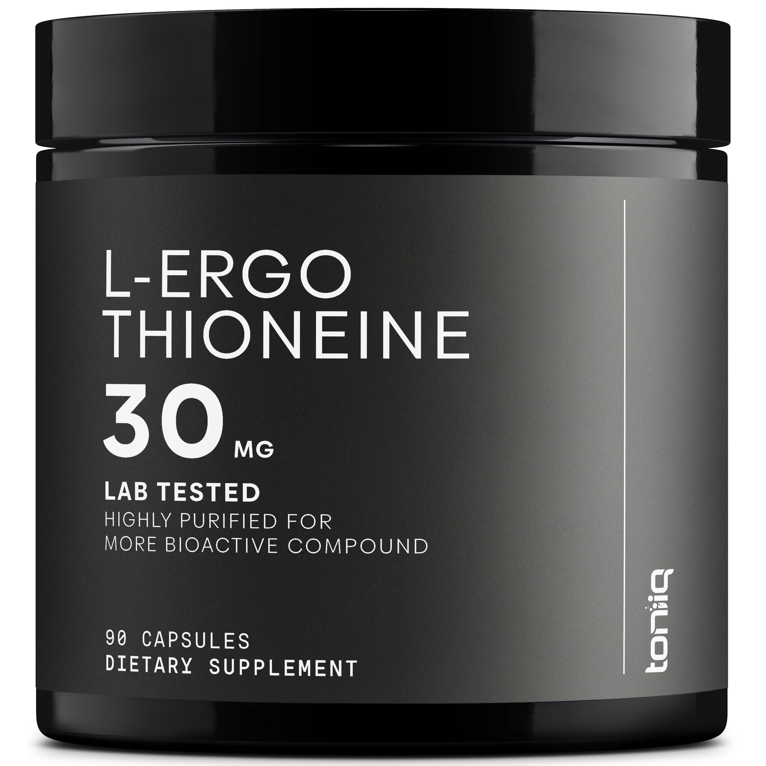 Ergothioneine with Clinically Studied MitoPrime® - High Potency 30mg with 98% Purity - Fermentation-Based L Ergothioneine Supplement - Longevity and Immune Support - Third-Party Tested, 90 Capsules ToniiqAu supplements