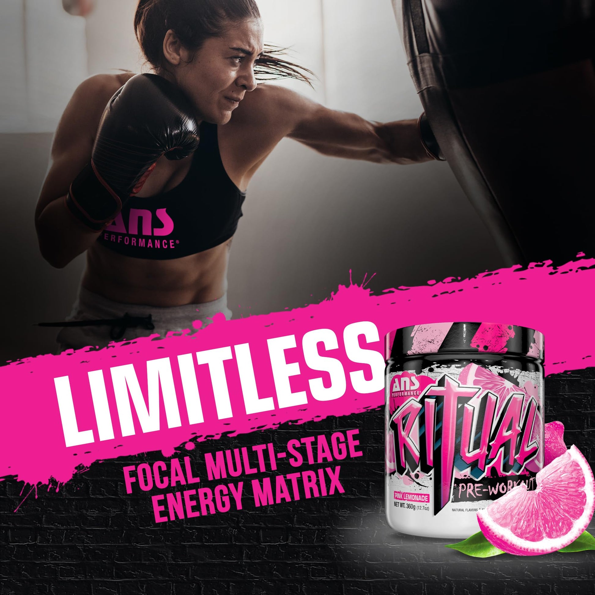 ANS Performance Ritual Pre Workout (30 Servings, 12.7 oz) - Complete Preworkout Formula ANS PerformanceAu supplements