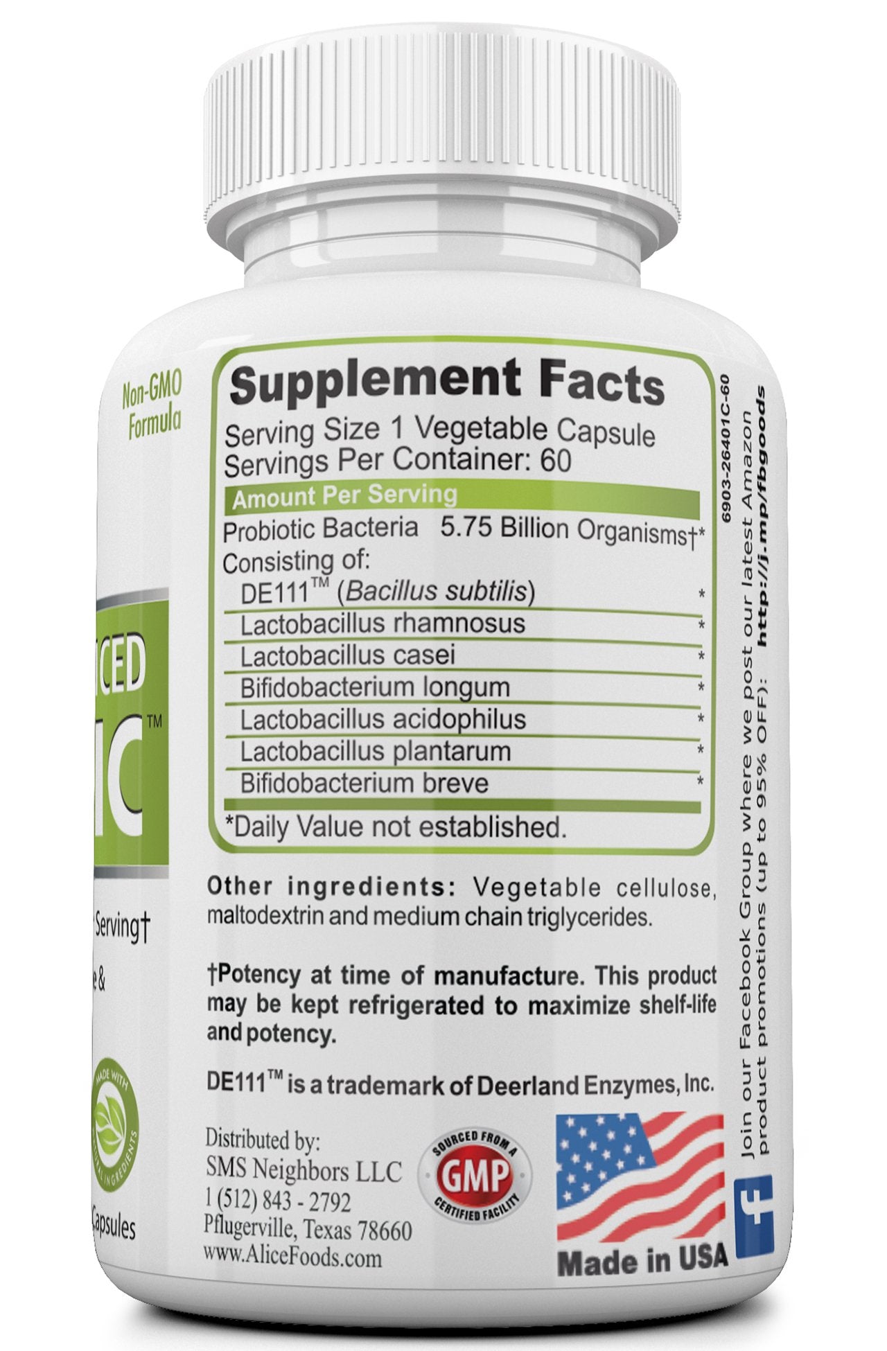 Fast Natural Bloating Relief - Bifidus Best Advanced Probiotic 60 Day + Kombucha Guide - Premium Probiotics for Men and Women - for Intestinal Problems, Bloating, Diarrhea, Gas, Bladder, UTI Alice FoodsAu supplements
