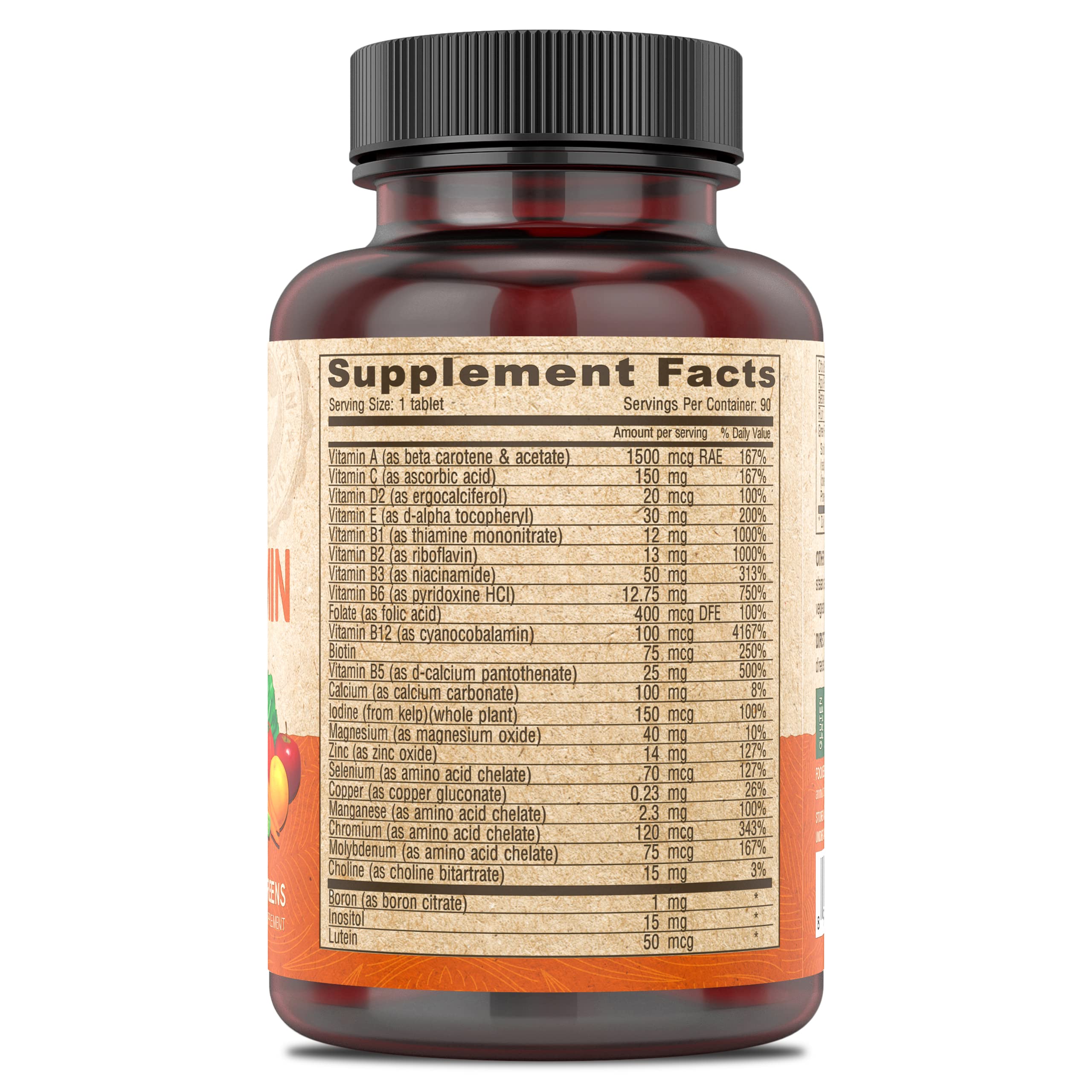 DEVA Vegan Iron-Free Multivitamin & Mineral Supplement, Green Food Blend, Spirulina, Chlorella, Ashwagandha, Broccoli, 90 Coated Tablets DEVAAu supplements