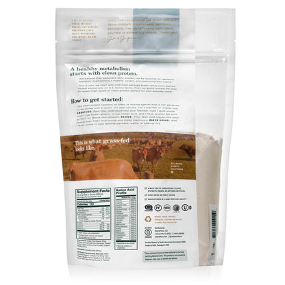 Natural Force Grass Fed Organic Whey Protein Powder – Non GMO Verified, Humane Natural ForceUS supplements