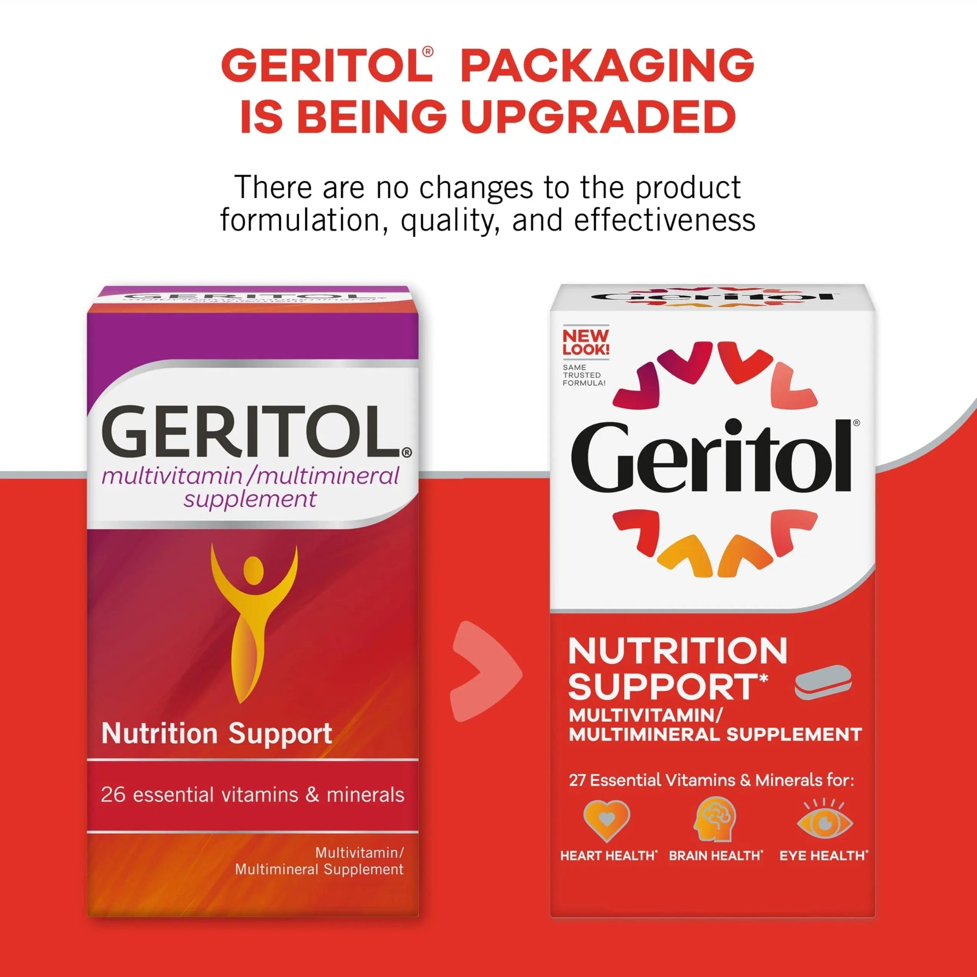Geritol, Multivitamin Supplement, Contains Antioxidants, Vitamins B, C, E & D and Iron, 27, Minerals, Gluten-Free GeritolAu supplements