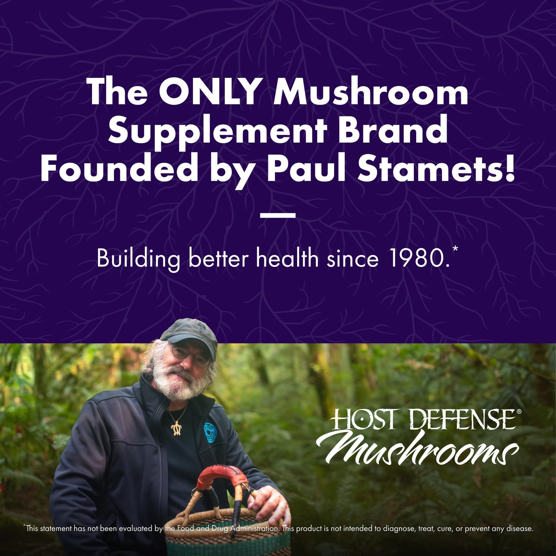 Host Defense MycoBotanicals Brain* Capsules - Brain Support Supplement with Lion's Mane, Reishi & Cordyceps Mushroom - Herbal Supplement for Memory & Focus Support - 60 Capsules Host DefenseAu supplements