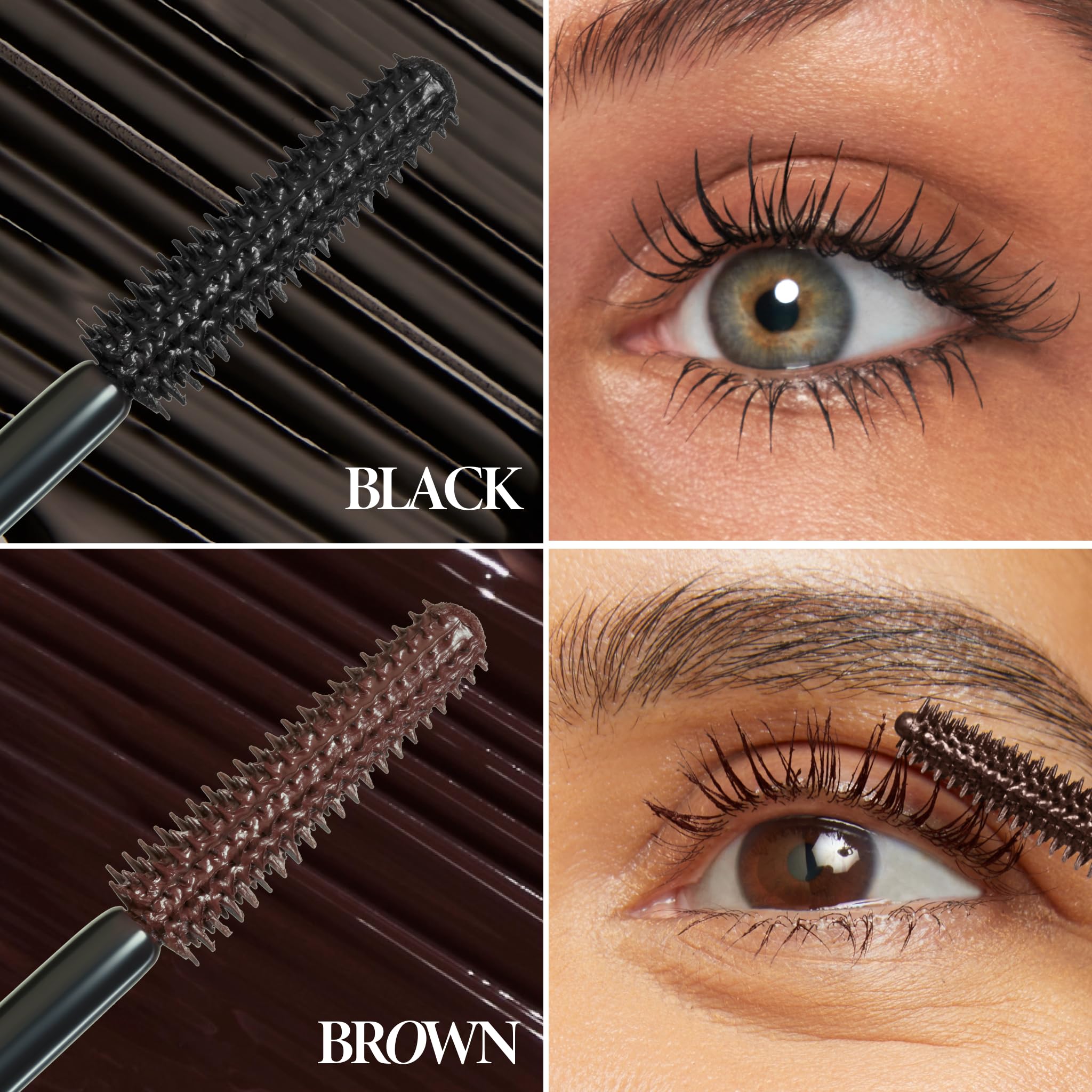 LAURA GELLER NEW YORK Kajal Longwear Mascara, Brown - Lengthening, Defining, Curling, Buildable Formula Eye Makeup - Natural Look for Everyday LAURA GELLER NEW YORKAu supplements