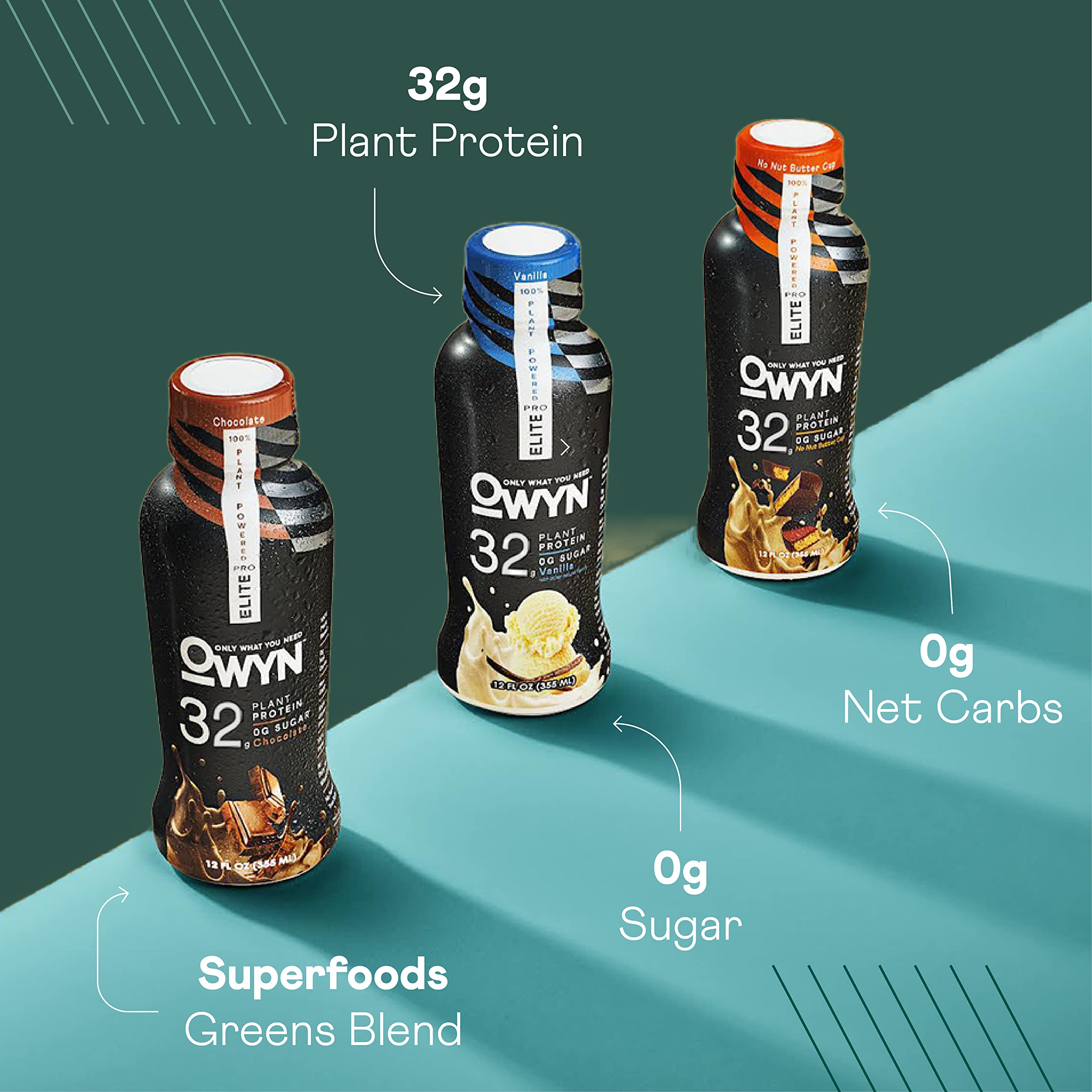 OWYN Only What You Need Pro Elite Vegan Plant Based High Protein Shake, Vanilla OWYN Only What You NeedUS supplements
