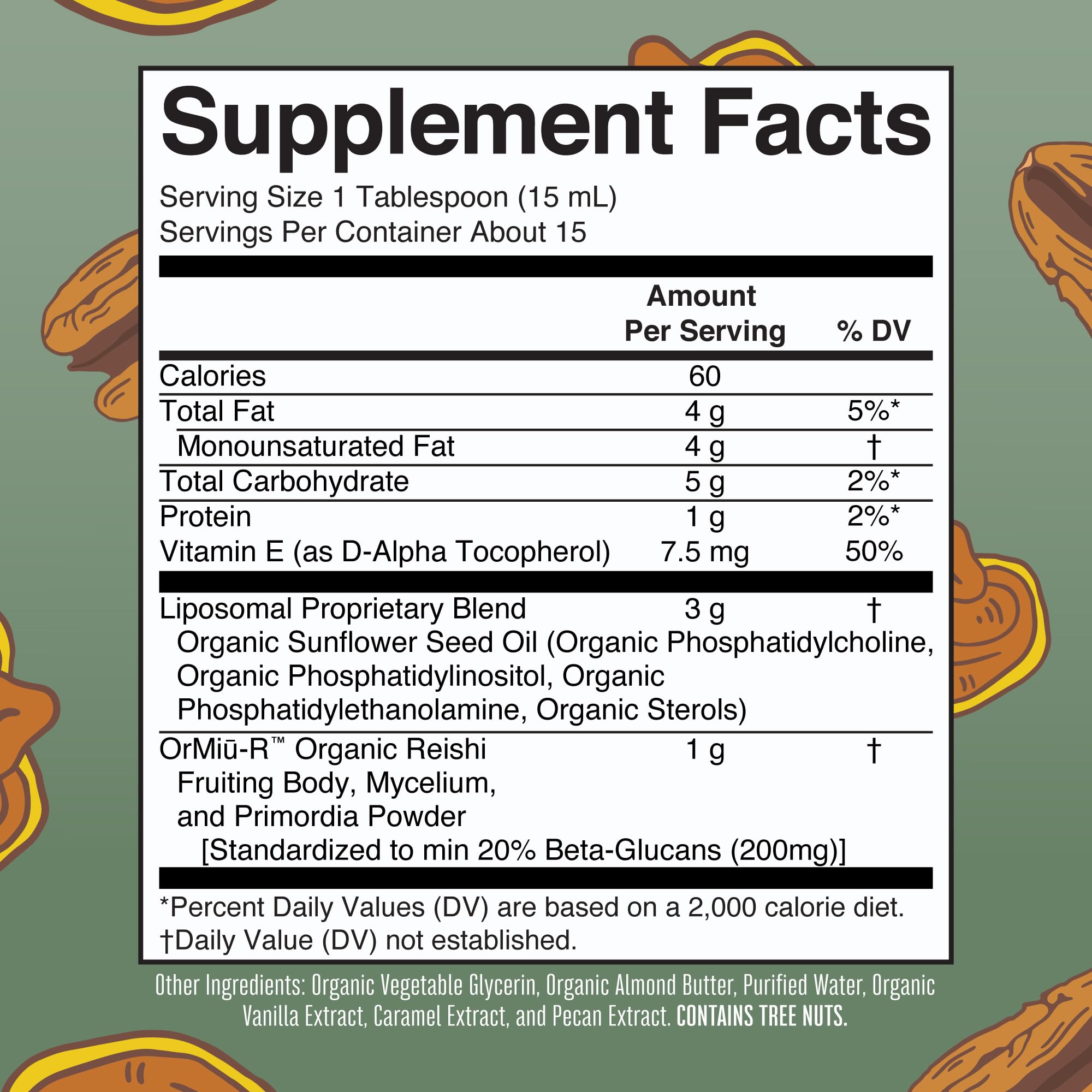 MaryRuth Organics Reishi Vegan Mushroom Supplement | Ultra Absorption Liposomal | Immune Support with 200mg Beta-Glucans, Vegan |Full Spectrum Reishi Mushrooms Fruiting Body | 7.6 oz, MARYRUTH'SUS supplements