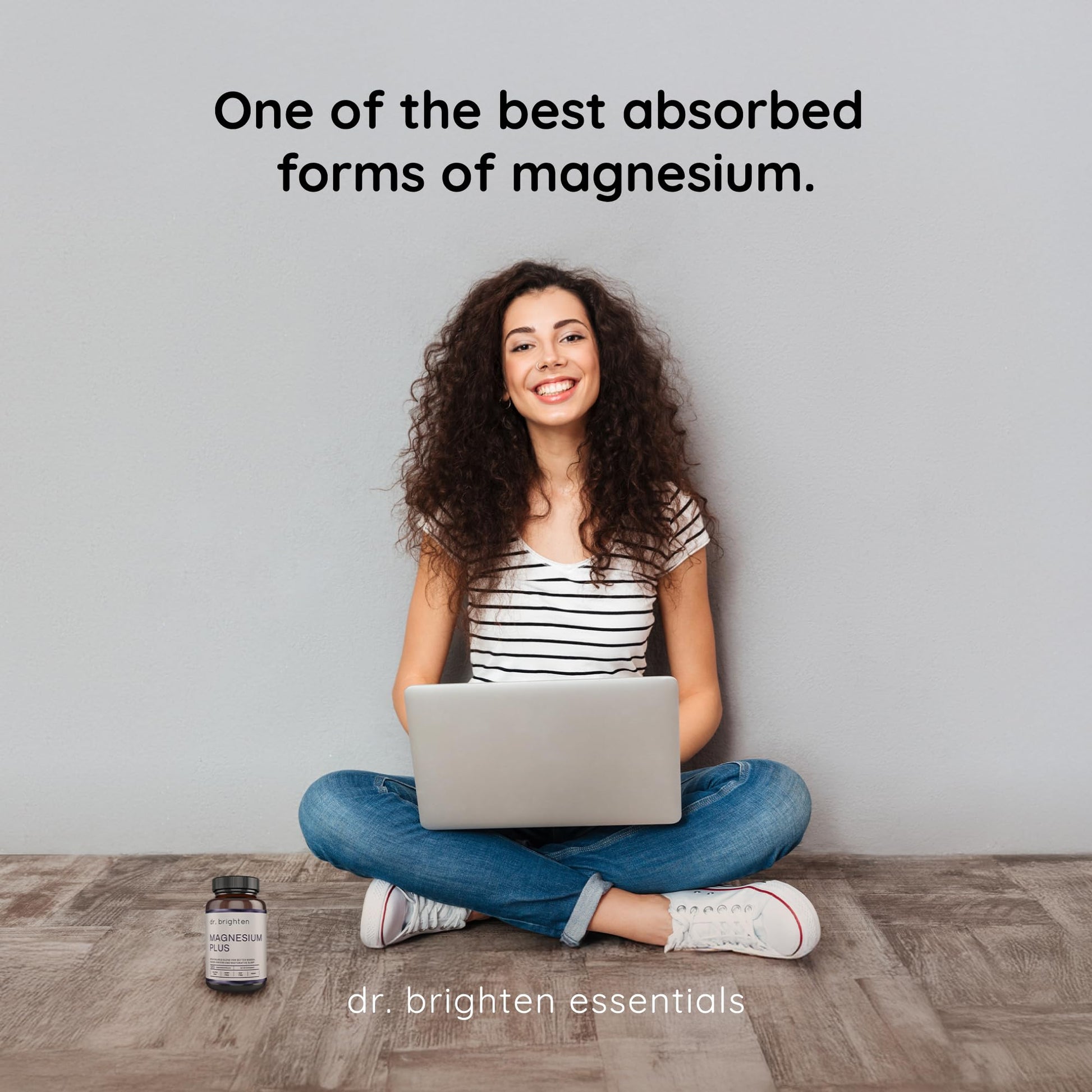 Dr. Brighten Magnesium Plus (as Magnesium Bi-glyncinate) - Beneficial in Maintaining a Healthy Mood, Sleep, Hormone Balance and Reducing Symptoms of PMS and Menstrual Cramps Dr. BrightenAu supplements