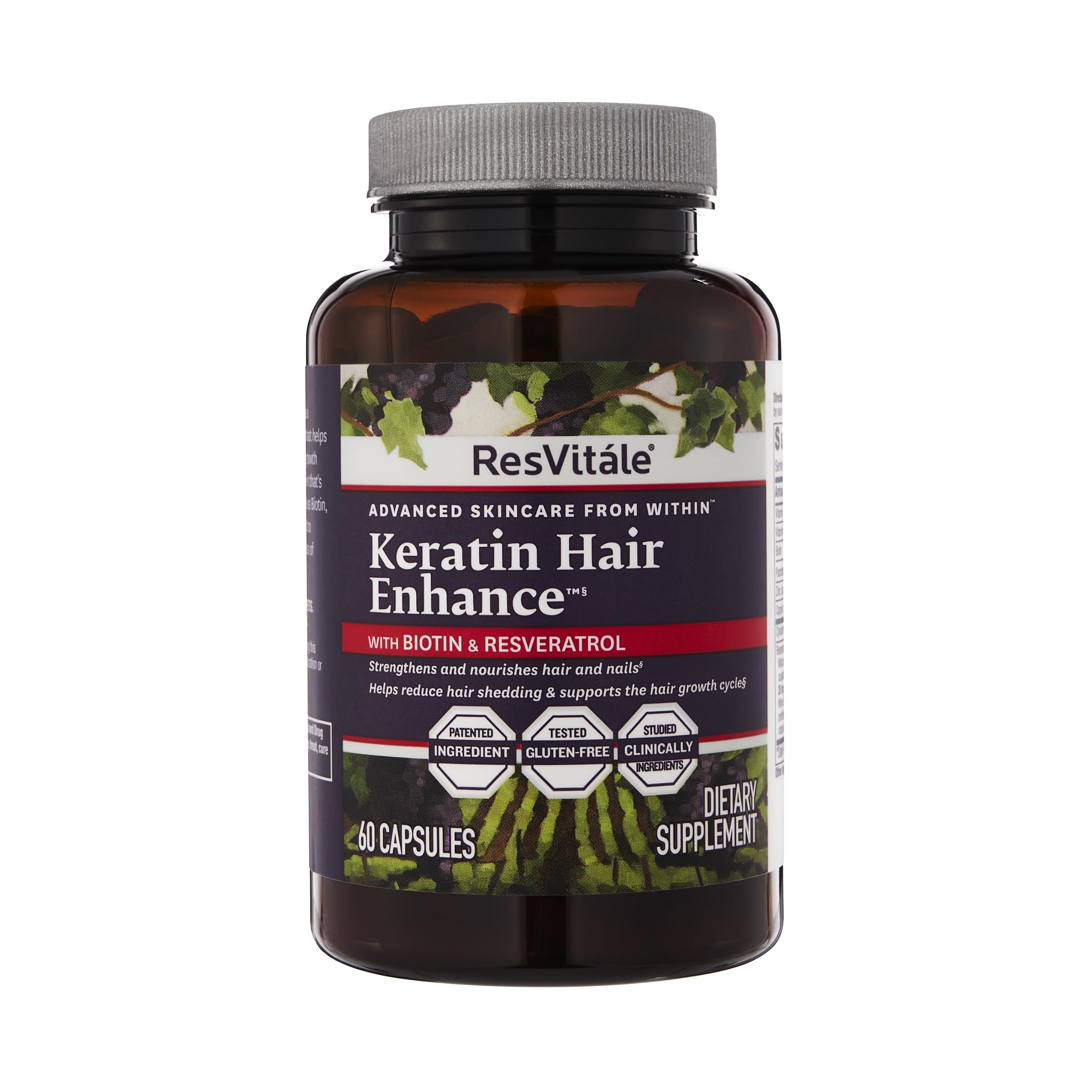 ResVitále Keratin Hair Enhance - Keratin Supplement for Hair Growth - 60 Capsules ResVitaleAu supplements
