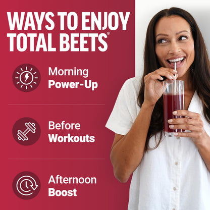 Force Factor Total Beets Drink Mix Superfood Powder with Nitrates to Support Circulation, Blood Flow, Nitric Oxide, Energy, Endurance, and Stamina Force FactorUS supplements