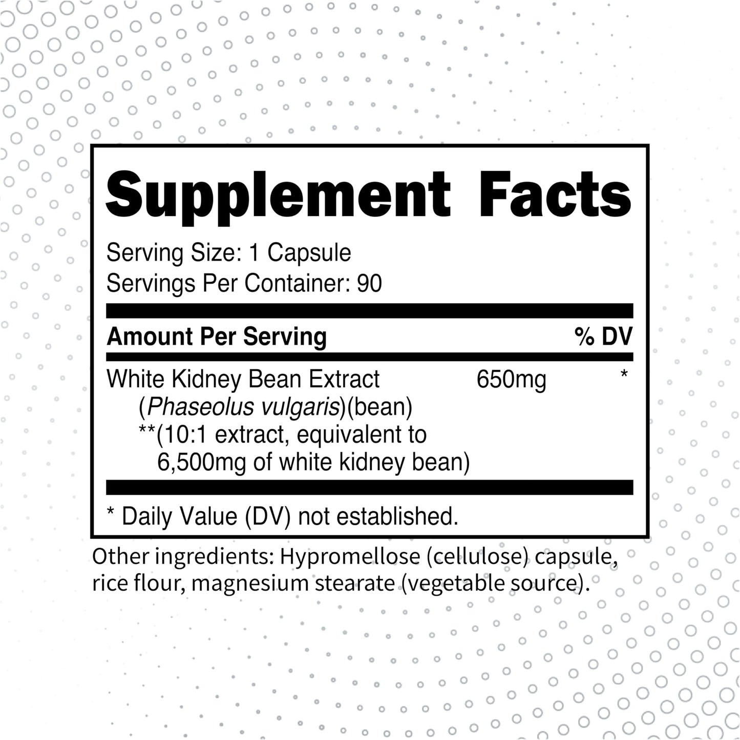 Type Zero Clean White Kidney Bean Capsules (6,500 MG Equivalent Per Serving, 90 Count) - Non-GMO, Gluten Free Type ZeroUS supplements