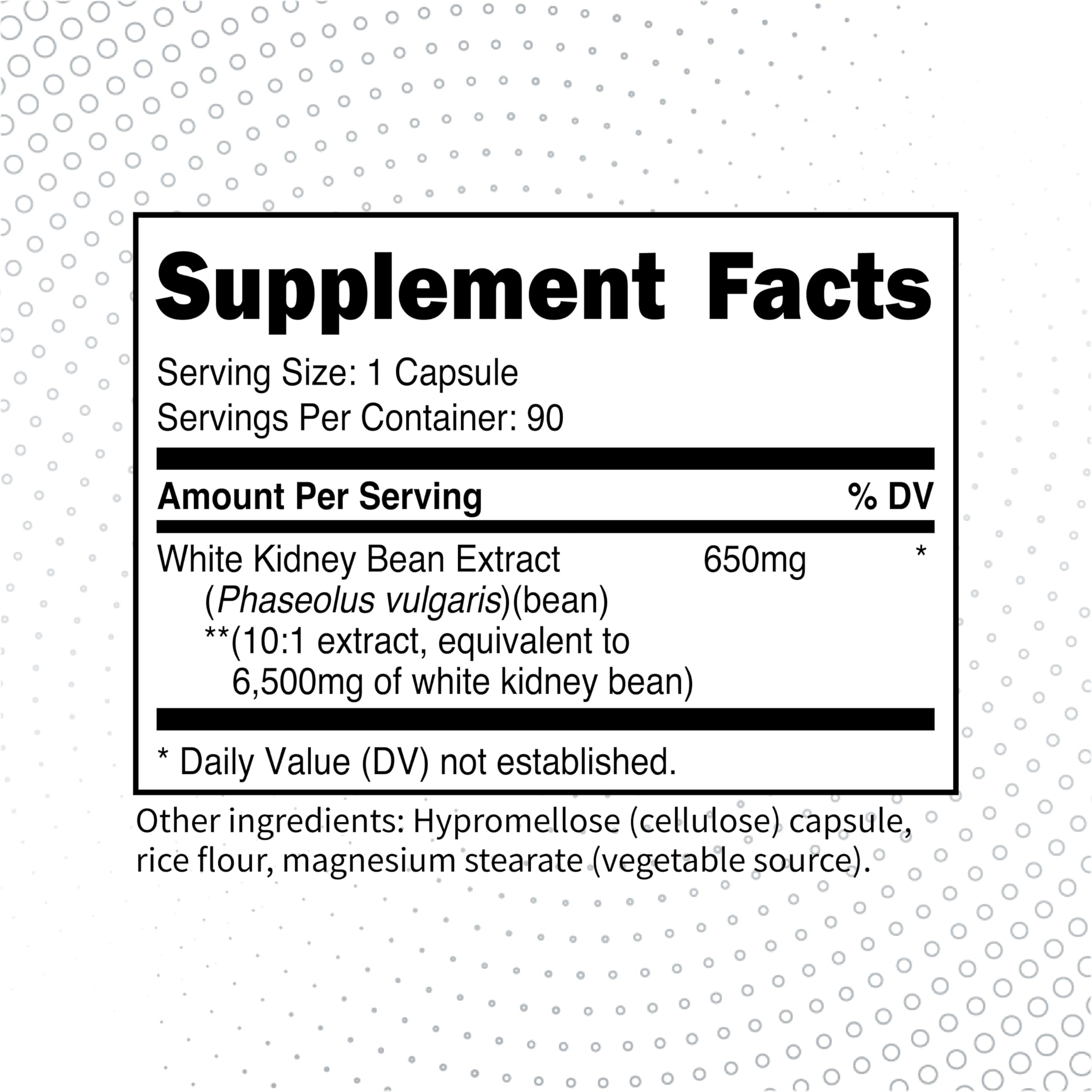 Type Zero Clean White Kidney Bean Capsules (6,500 MG Equivalent Per Serving, 90 Count) - Non-GMO, Gluten Free Type ZeroUS supplements