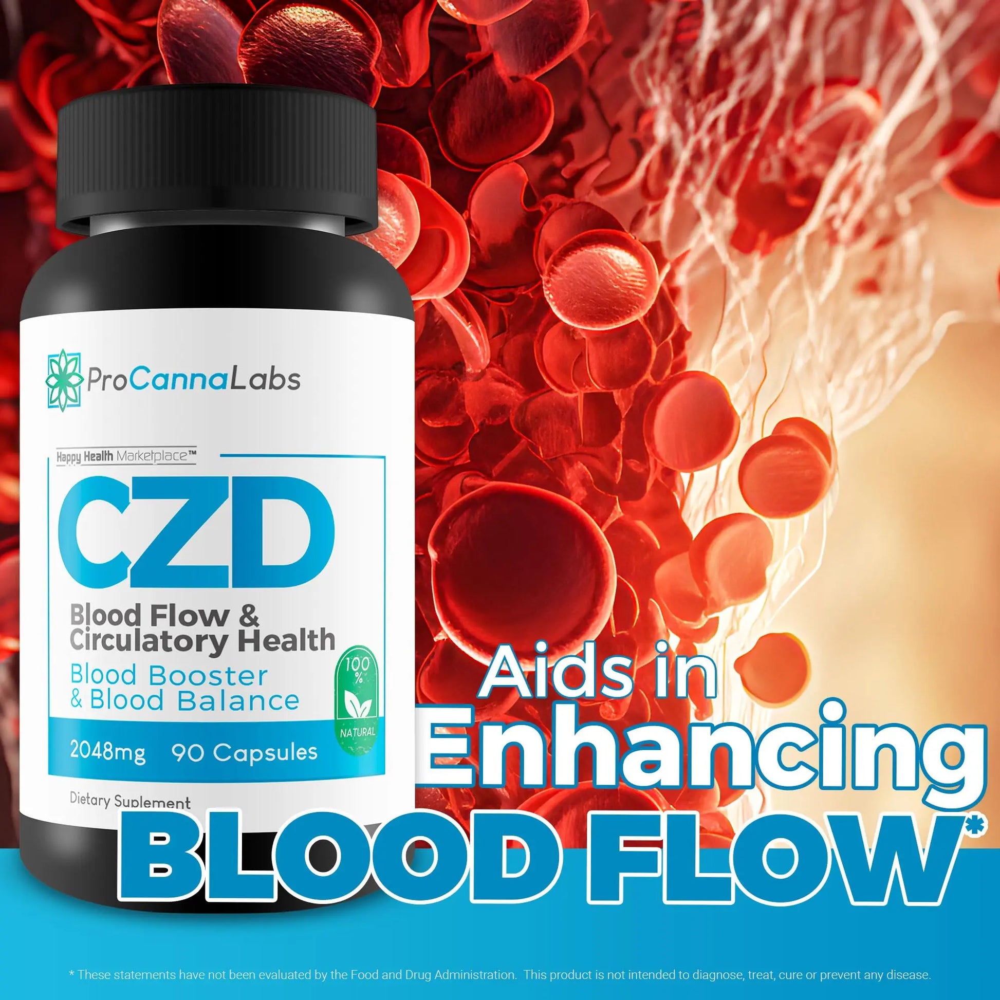 CDZ Supplement Vitamin C D and Zinc Plus Herbs - Our Best Vitamin C D Zinc Blood Booster for Blood Balance & Blood Flow - C Z D Blood Flow & Circulatory Health - Pro Canna Labs Gummies Capsules Happy Health Marketplacenz supplements