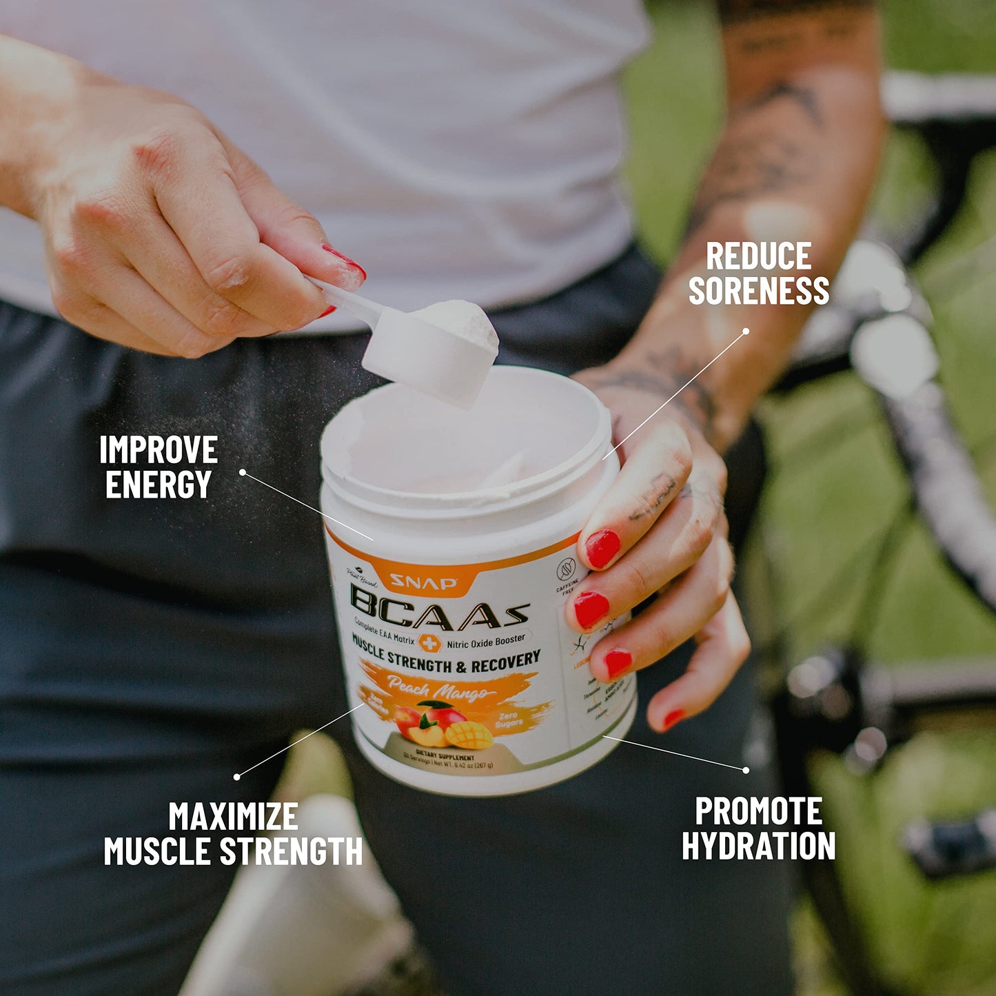 Snap Supplements Nitric Oxide Booster and BCAA Powder Snap SupplementsUS supplements