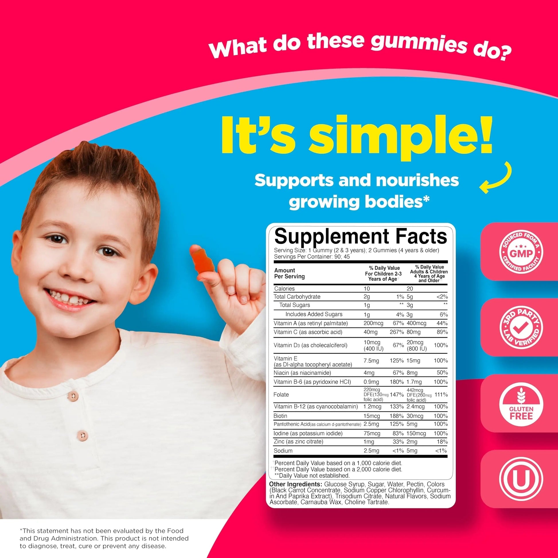 Phytoral Kids Vitamins Gummy Multivitamin Chewable - Kids Gummy Vitamins for Mood Support Natural Energy Boost PhytoralAu supplements