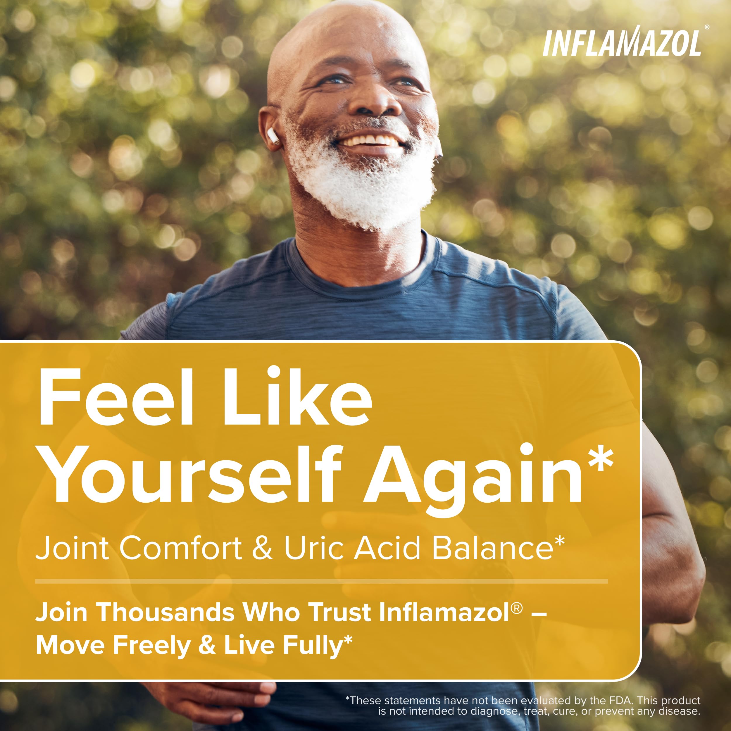 Inflamazol Uric Acid Cleanse – Premium Uric Acid Flush with Tart Cherry, Turmeric & Celery Seed for Joint & Uric Acid Support – Joint Supplements for Men & Women – 120 Capsules InflamazolAu supplements