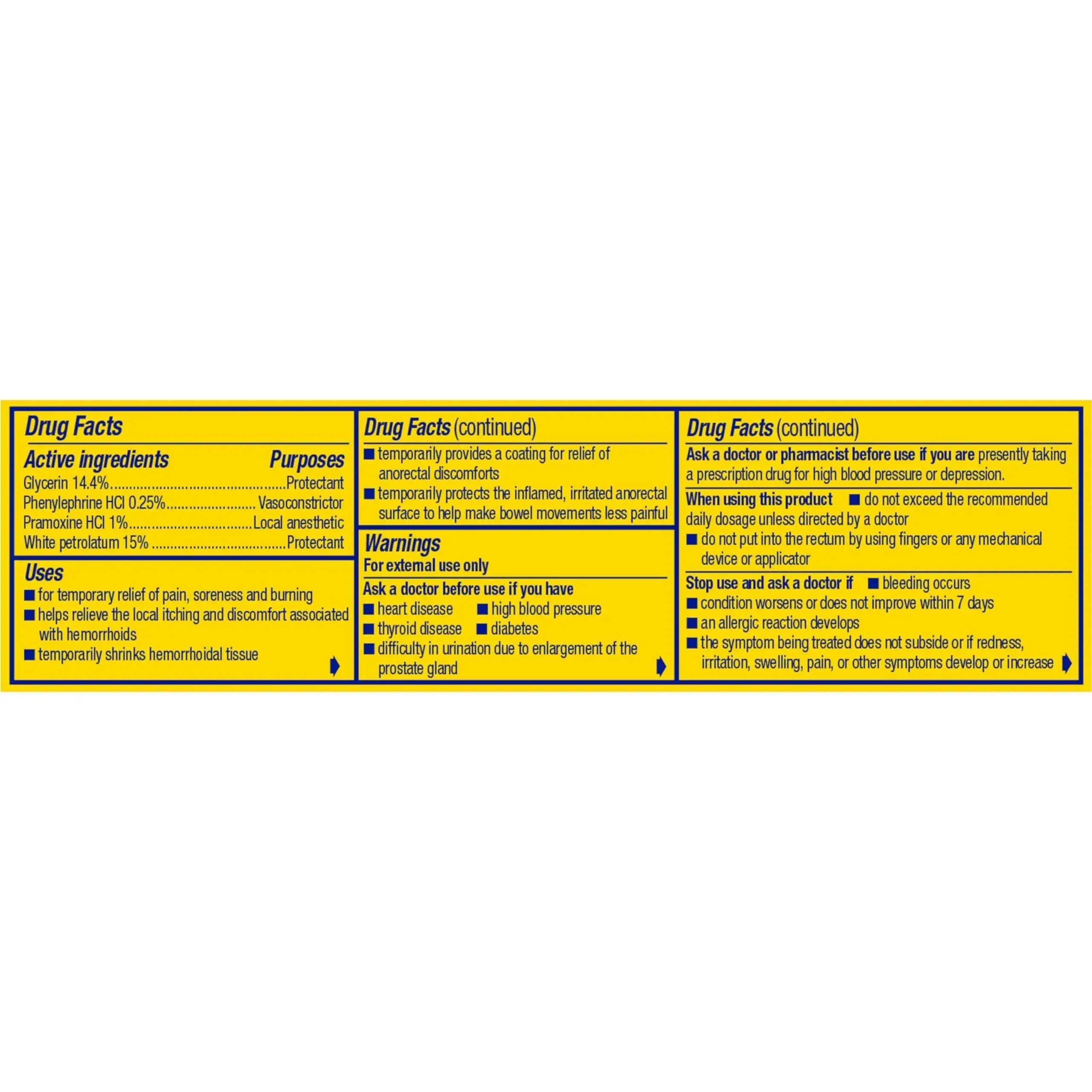 Preparation H Hemorrhoid Symptom Treatment Cream (0.9 Ounce Tube), Maximum Strength Multi-Symptom Pain Relief with Aloe Preparation HAu supplements