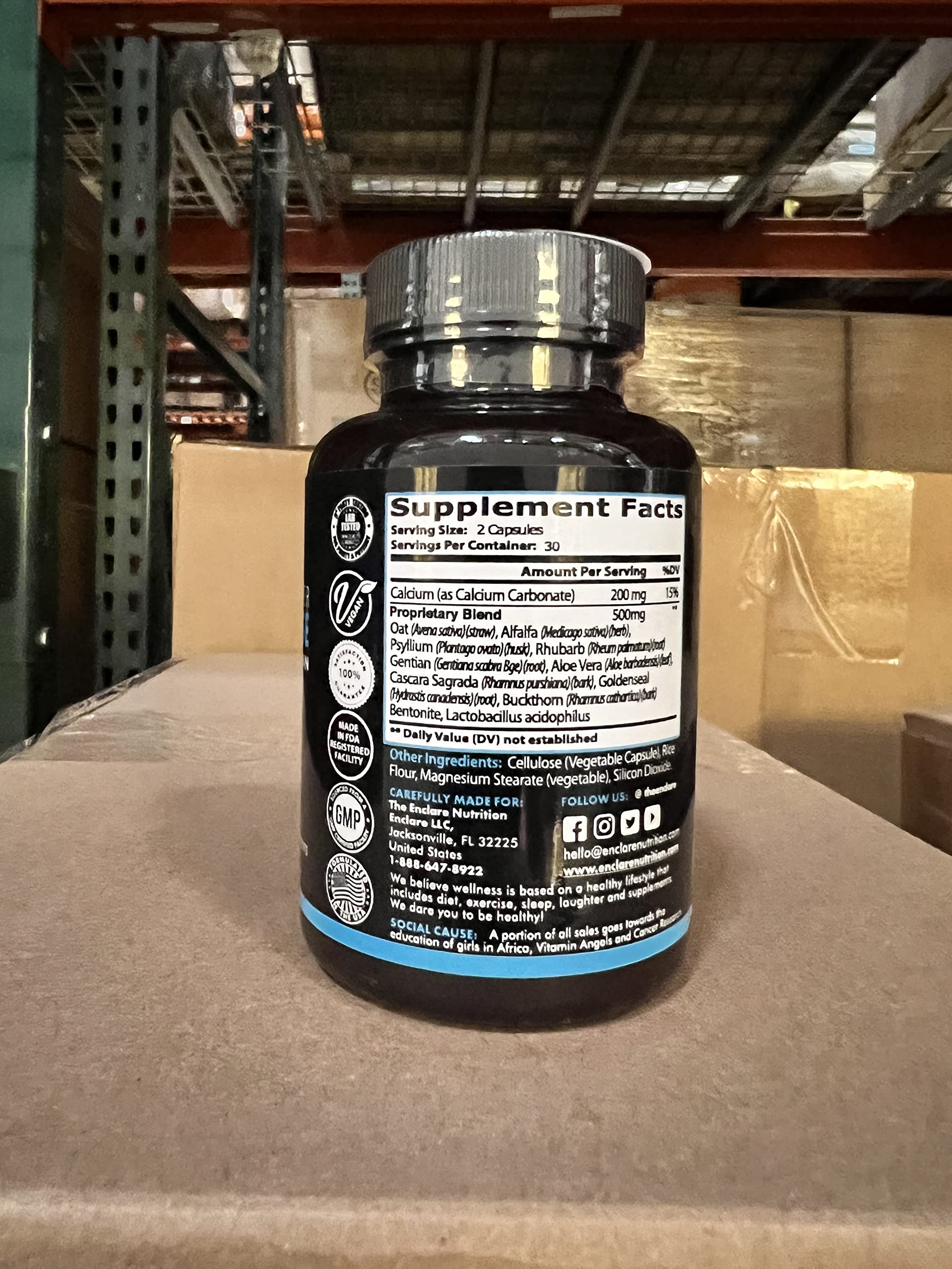 Detox Ease, Colon Cleanse Detox, Healthy Bowel Movements, Digestive Health, Urinary Tract THE ENCLARE NUTRITIONAu supplements