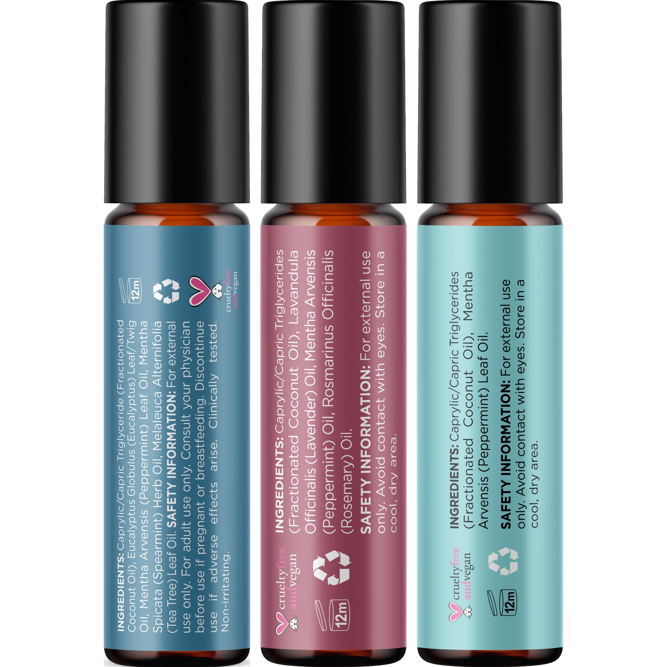Headache Roll on Essential Oils - Aromatherapy Essential Oils Sets Variety Pack with Peppermint Clarify Maple HolisticsAu supplements