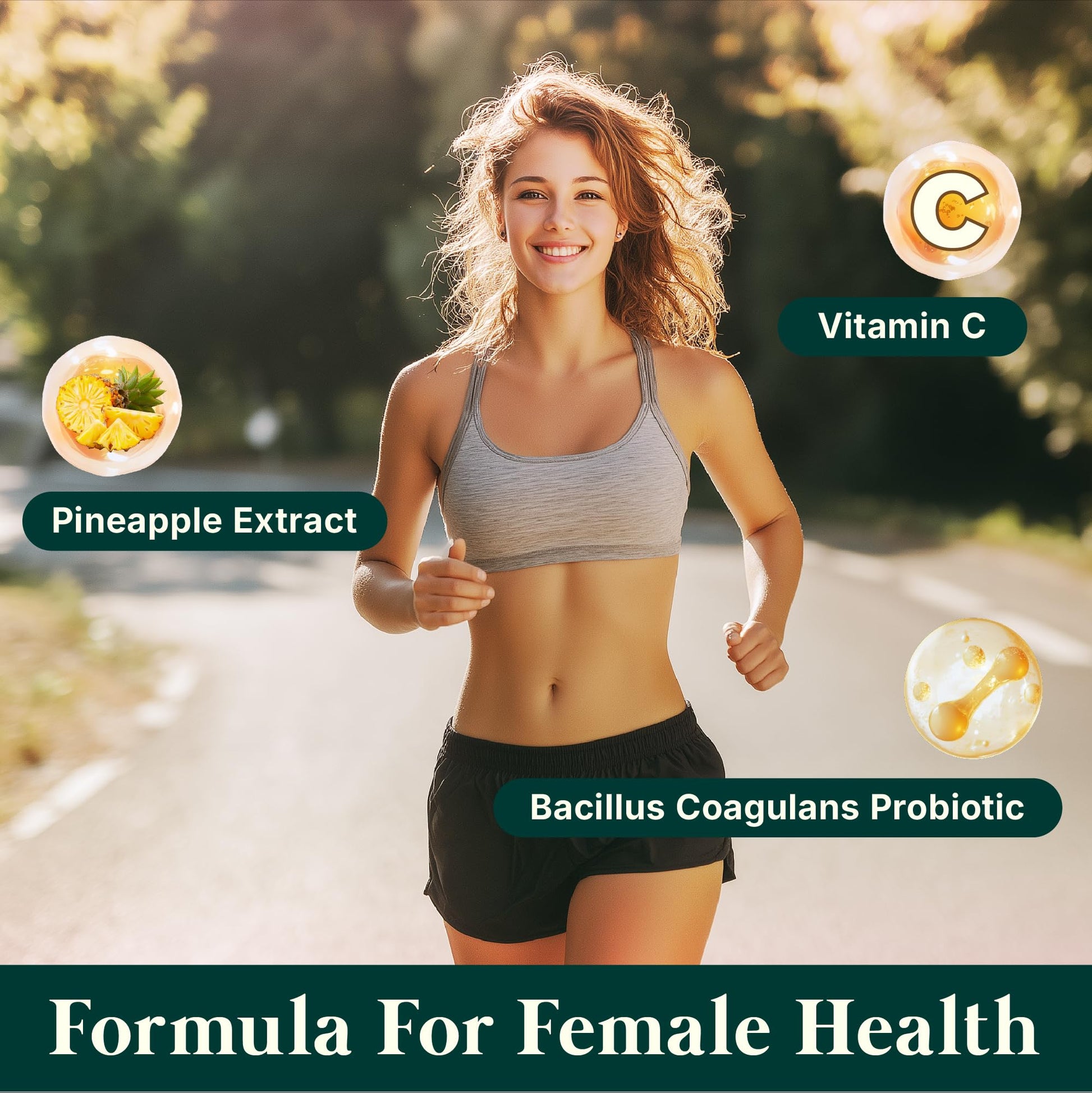 Premium Feminine Balance Gummies for Women - Hawaiian Pineapple Gummies for Women PH Balance Wellness, Immune Support, Vegan Daily Supplement for Odor and Flora Health , 60 Counts - 30 Servings AurablissAu supplements