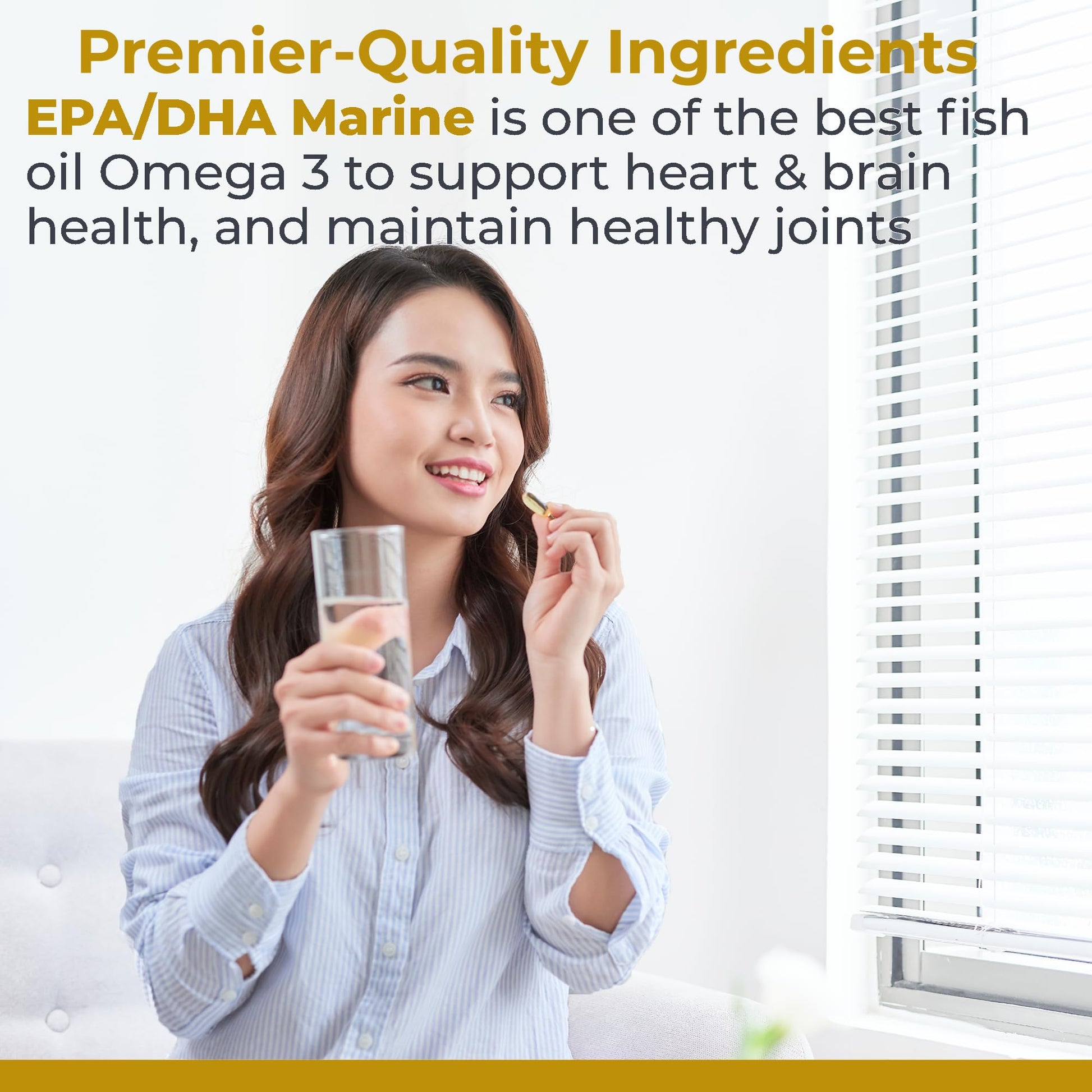 Premier Research Labs EPA DHA Marine Softgels - Omega 3 Fish Oil, EPA DHA Omega 3 Supplement, Fatty Acids for Women & Men, Natural - 90 Softgel Capsules Premier Research LabsAu supplements
