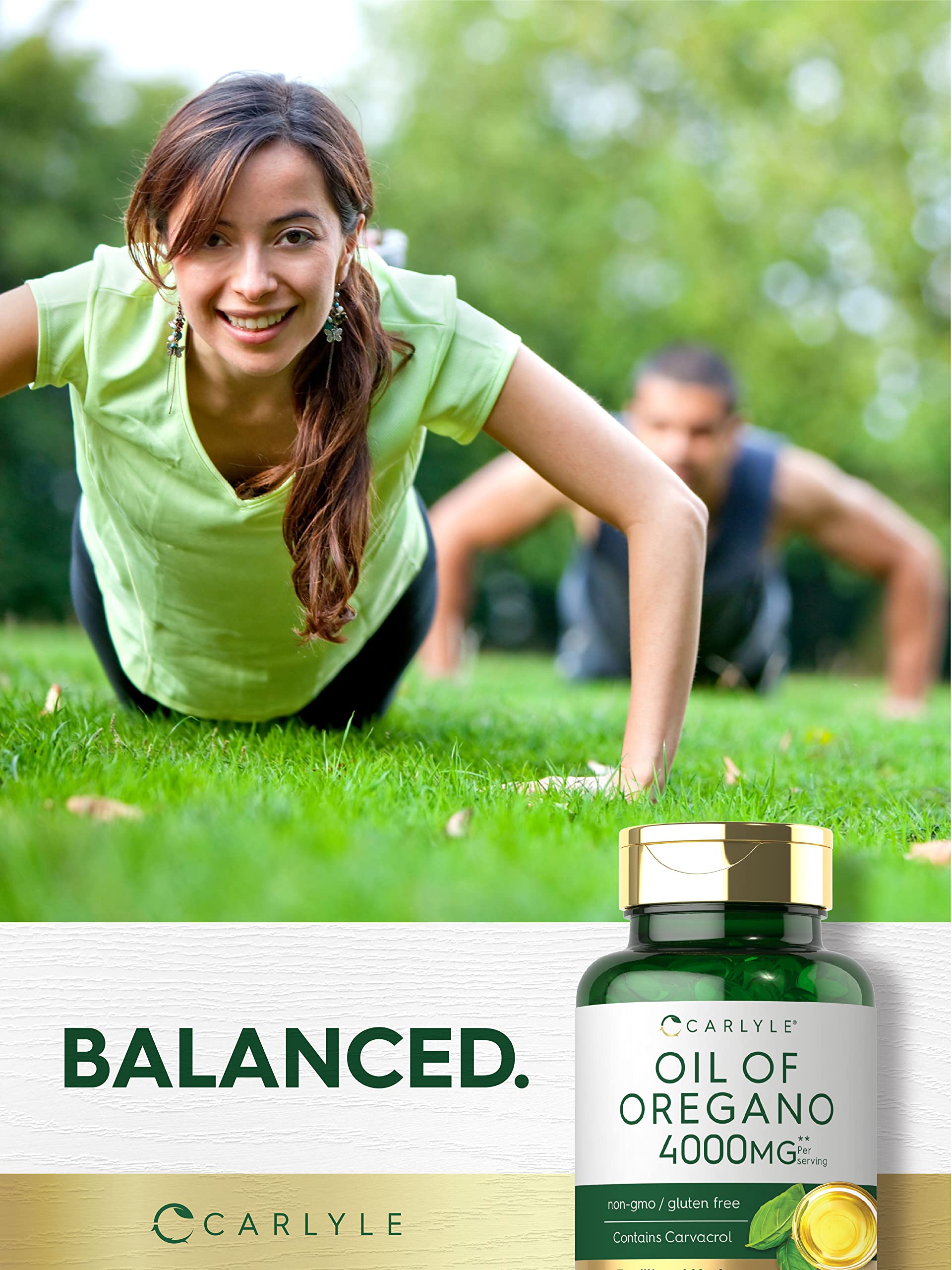 Oregano Oil Extract | Max Potency | 150 Softgel Capsules | Non-GMO and Gluten CarlyleUS supplements
