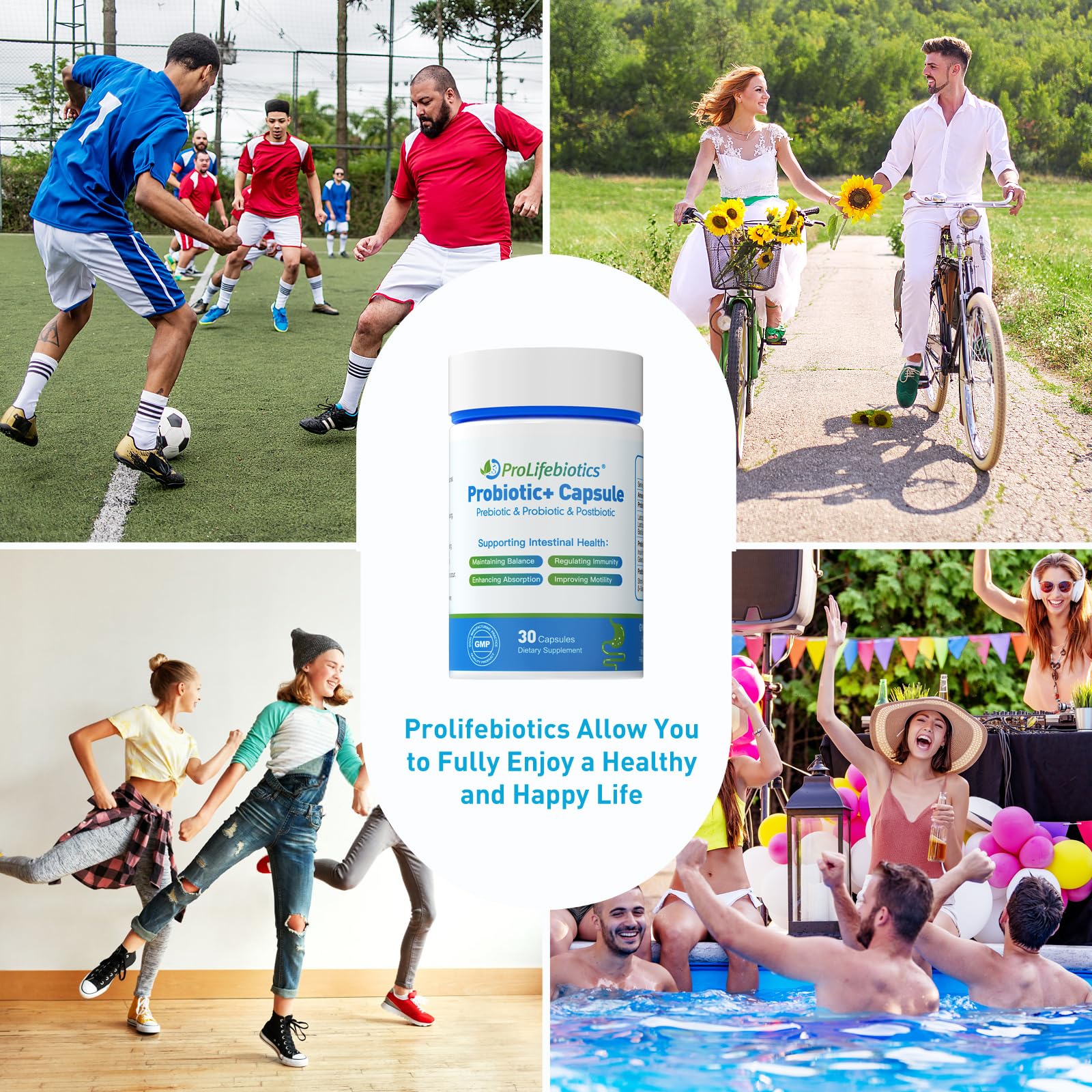 3-in-1 Probiotics for Gut and Digestive Health,Immune Support,Supplements Supporting Occasional Constipation,Diarrhea,Gas,Bloating,Delayed-Released Designed to Thrive, 30 Vegan Capsules PROLIFEBIOTICSAu supplements