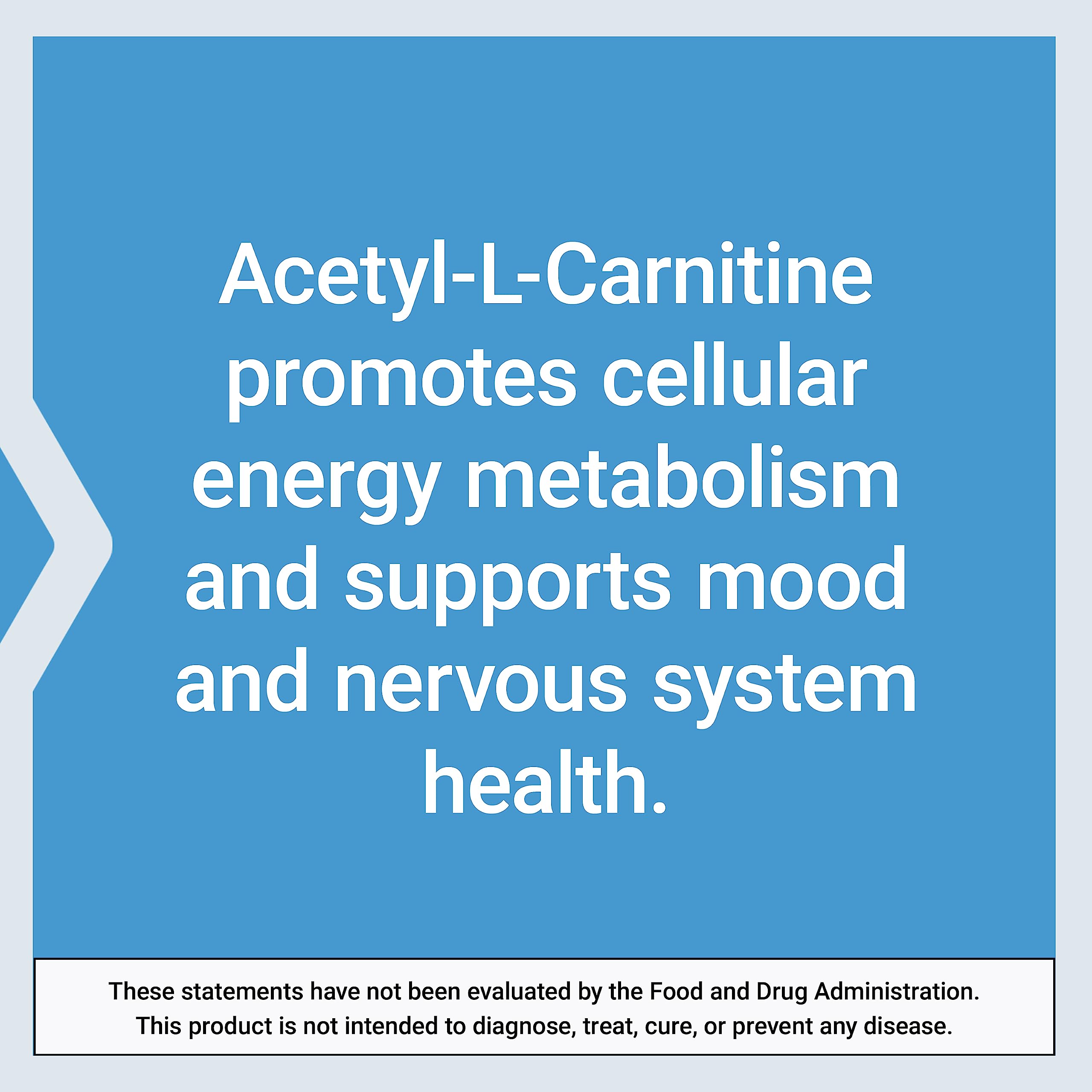 Life Extension Acetyl-L-Carnitine, Acetyl-L-Carnitine, vitamin C, Brain, mood & nerve health Life ExtensionAu supplements