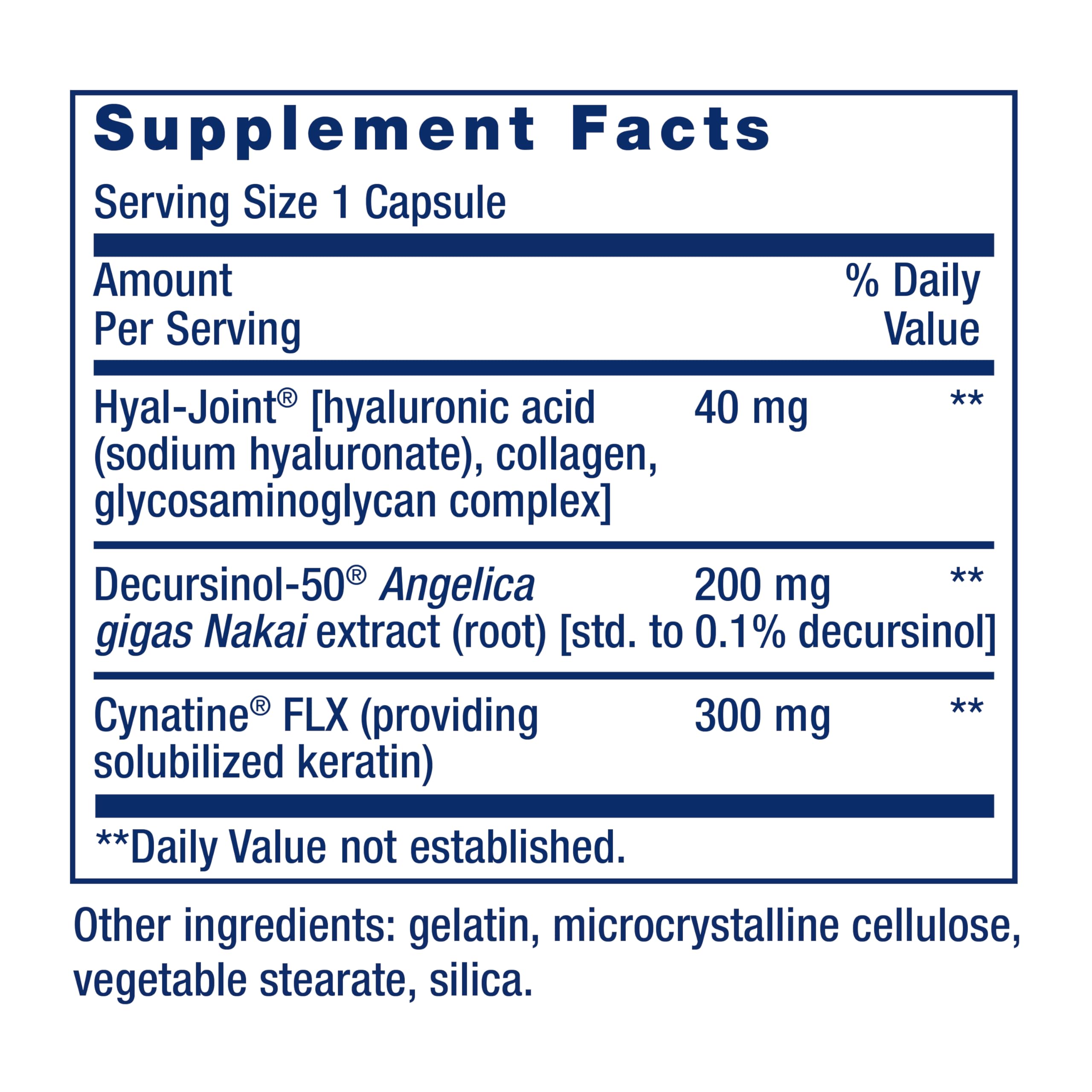 Life Extension Fast-Acting Joint Formula, Keratin, Korean Angelica, hyaluronic Acid, Joint discomfort Relief, Non-GMO, Gluten-Free, 30 Capsules Life ExtensionAu supplements
