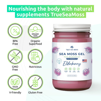 Irish Sea Moss Gel TrueSeaMossUS supplements