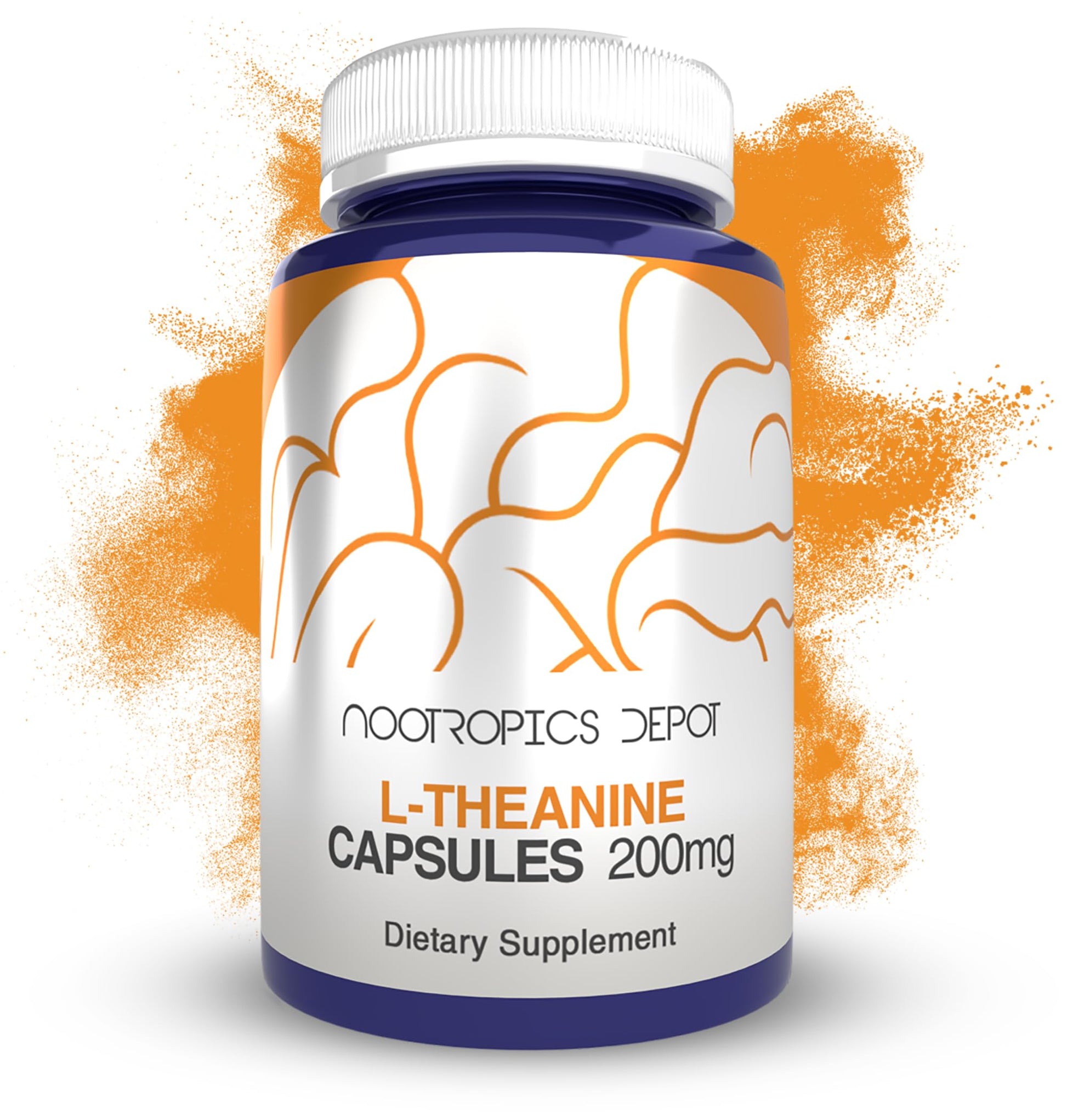 Nootropics Depot L-Theanine Capsules 200mg (180 Count) | Promotes Relaxation | Supports Healthy Stress Levels + Sleep Cycles | Promotes Cognitive Function + Focus | Amino Acid Supplement Nootropics DepotAu supplements