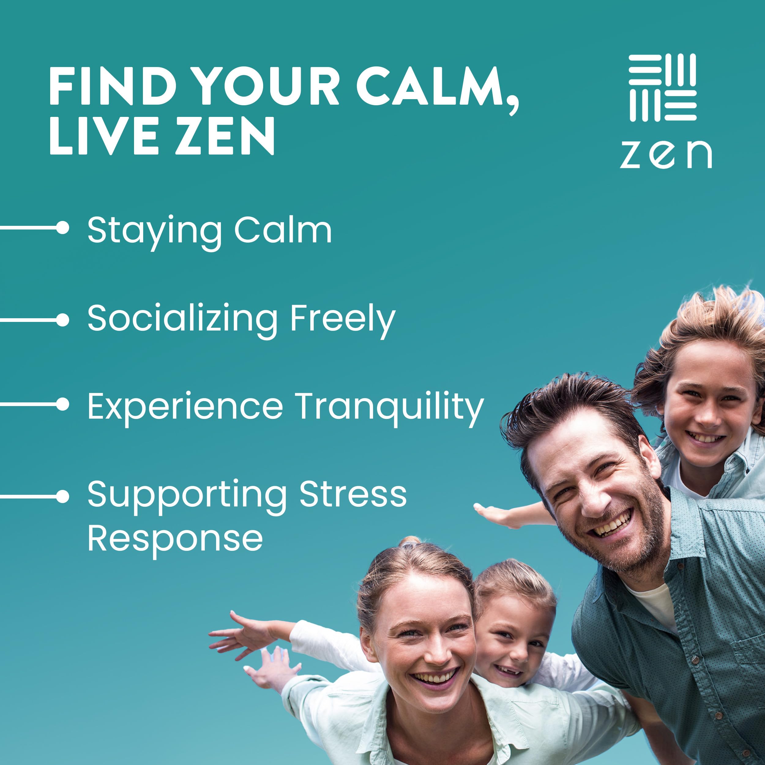 WellPath Zen Stress Relief Supplement + Mood Support | Calm, Stress & Energy Support | Ashwagandha Root, Rhodiola Rosea, L-Theanine, Lemon Balm | Herbal Capsules, 60 Ct WellPathAu supplements