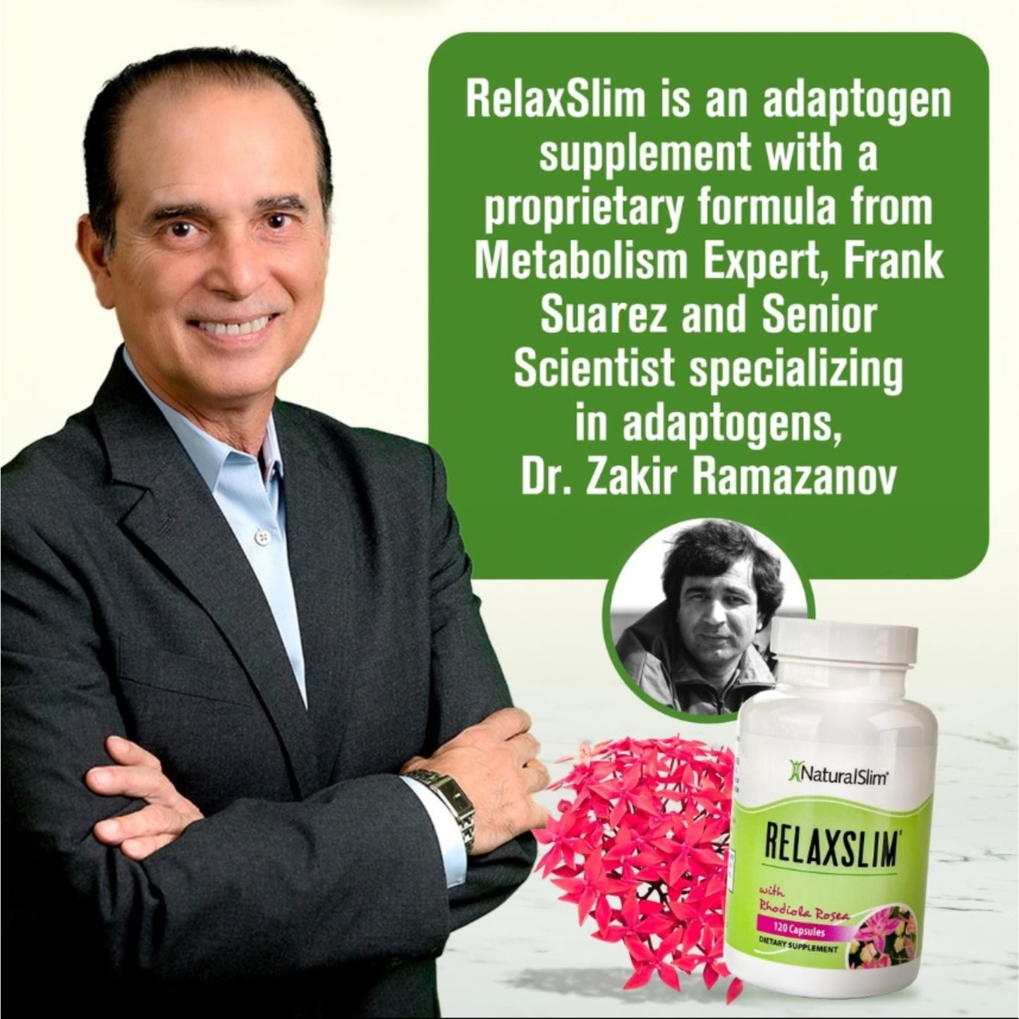 Naturalslim Relaxslim for Metabolism, Helps Control Appetite, Fat & Stress Support - Adaptogen Supplements NaturalSlimUS supplements