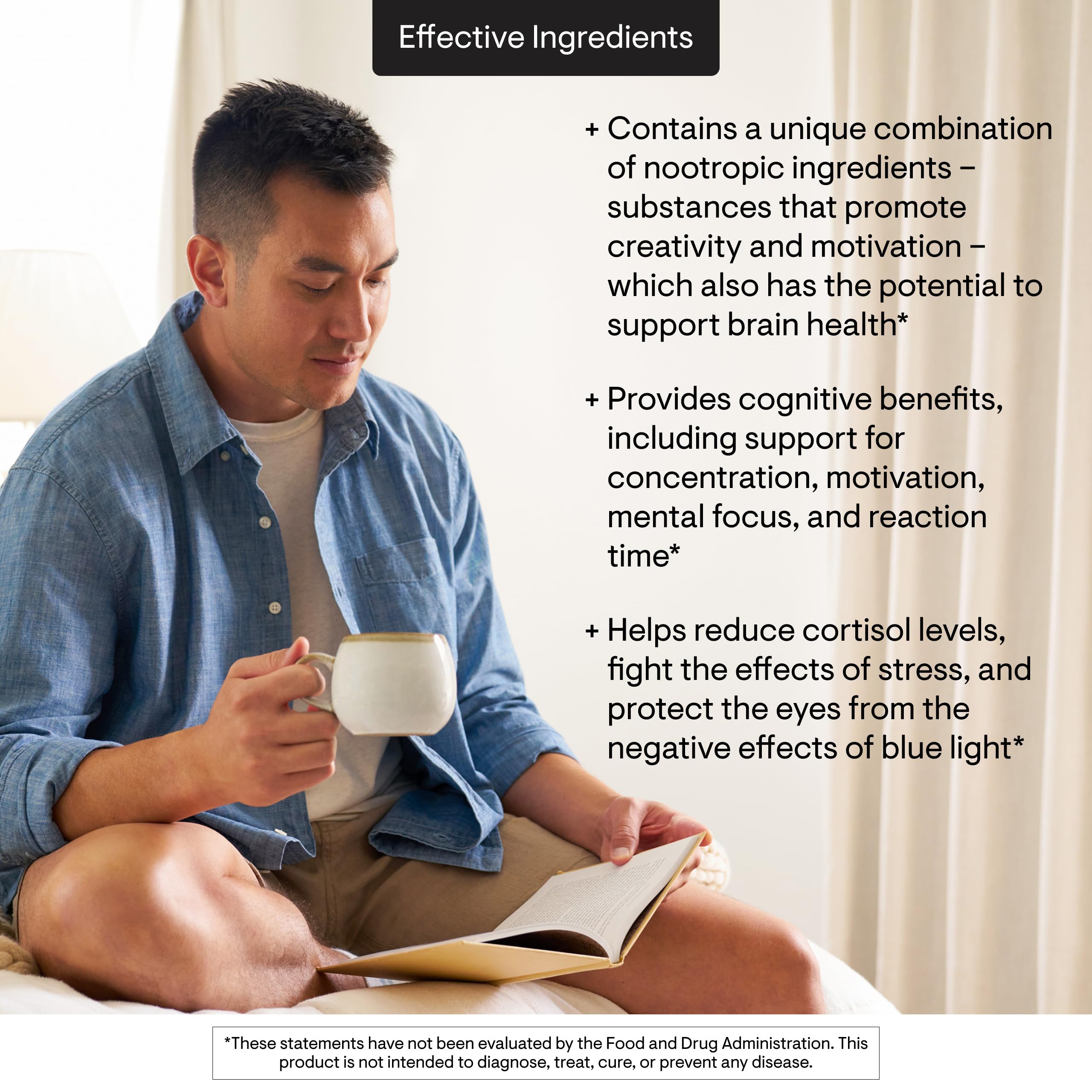 THORNE - Memoractiv - Nootropic Brain Supplement for Focus, Creativity, and Concentration - Ashwagandha, Ginkgo, Lutemax, Bacopa, Pterostilbene - Gluten-Free, Dairy-Free* - 60 Capsules - 30 Servings THORNEAu supplements