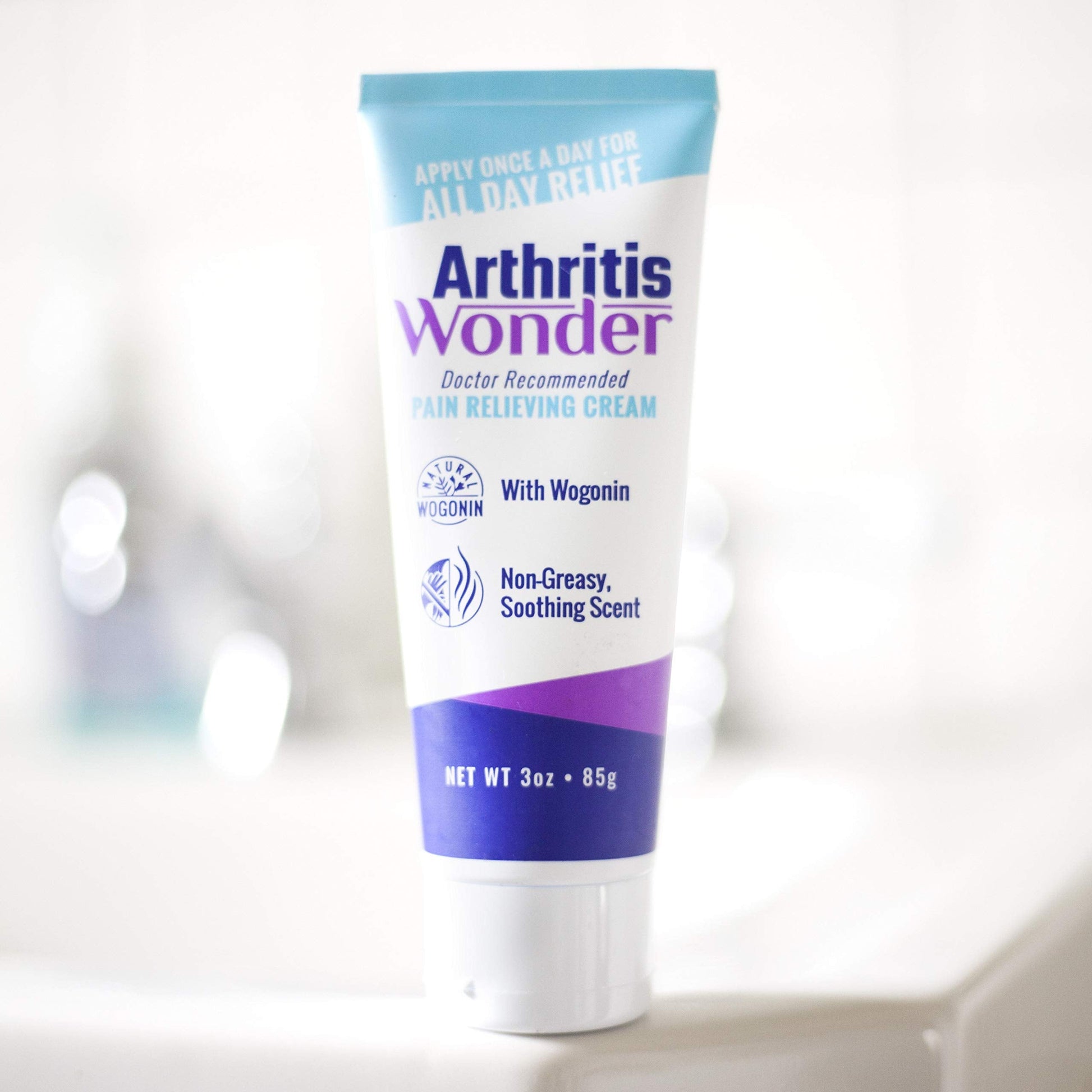 Arthritis Wonder Pain Relief Cream, 4 oz – Arthritis Pain Relief Cream for Hand, Knee, Foot and Wrist Joints – Fast-Acting, Deep Penetrating, Non-Greasy Formula with Natural Wogonin - 2 Pack Arthritis WonderAu supplements