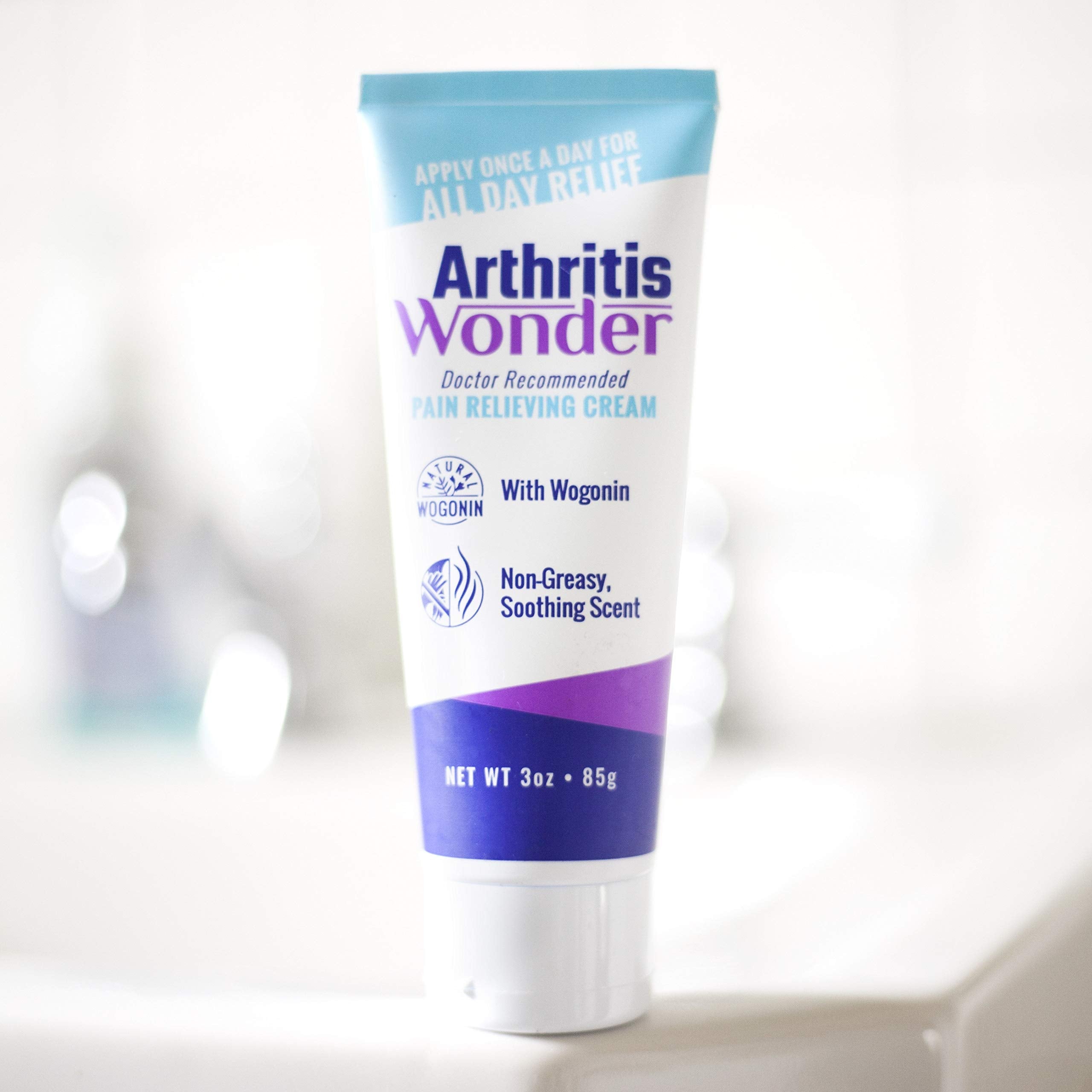 Arthritis Wonder Pain Relief Cream, 4 oz – Arthritis Pain Relief Cream for Hand, Knee, Foot and Wrist Joints – Fast-Acting, Deep Penetrating, Non-Greasy Formula with Natural Wogonin - 2 Pack Arthritis WonderAu supplements