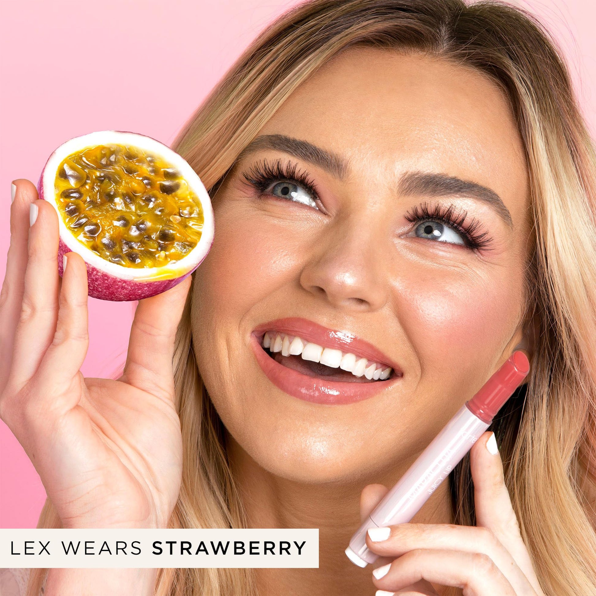 tarte maracuja juicy lip balm gloss – Viral Nourishing Lip Butter Color with High-Shine Hydration, Skincare Infused with Vitamin E, Vegan & Cruelty-Free, full size, Rose tarteAu supplements