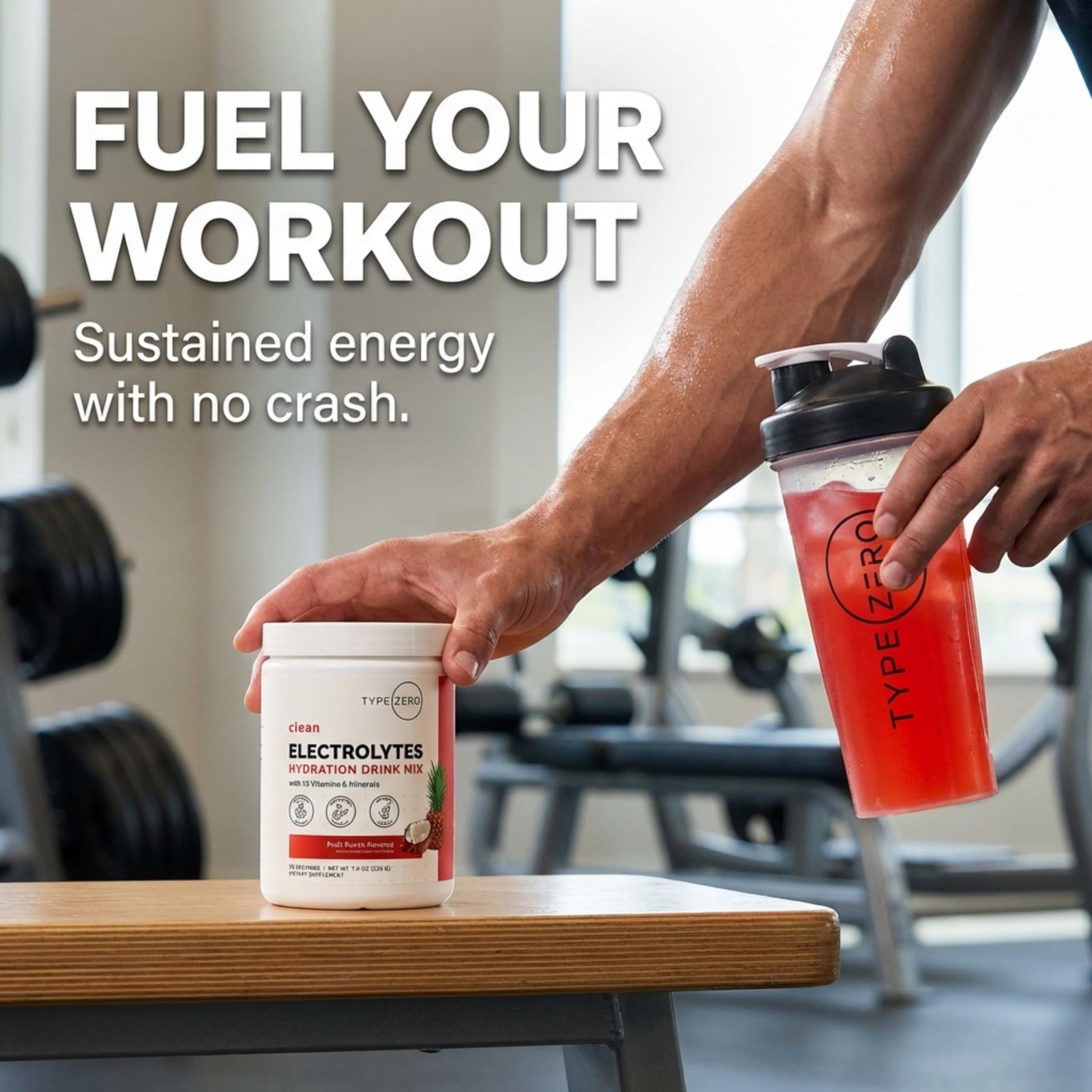 Type Zero Clean Electrolytes Hydration Powder Drink Mix + 14 Essential Vitamins & Minerals - Sugar Free, Zero Artificial Ingredients - Fruit Punch, 50 Servings Type ZeroUS supplements