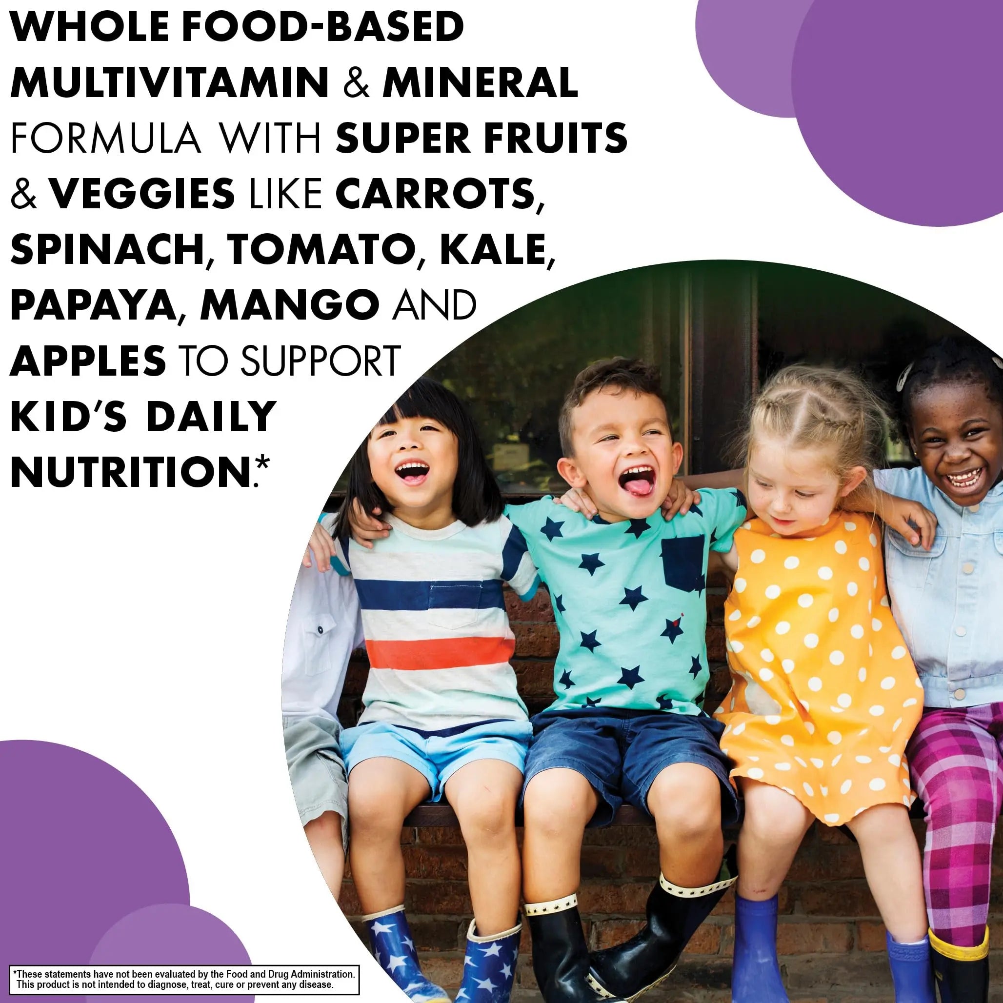 Bluebonnet Nutrition Rainforest Animalz Whole Food Based Multiple Chewable Tablets, Kids Multivitamin & Mineral, Vitamin C, D3, Iron BlueBonnetAu supplements