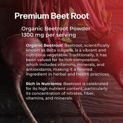 Socotra Health Beet Root Capsules - Made with Premium Organic Beetroot Powder Socotra HealthUS supplements