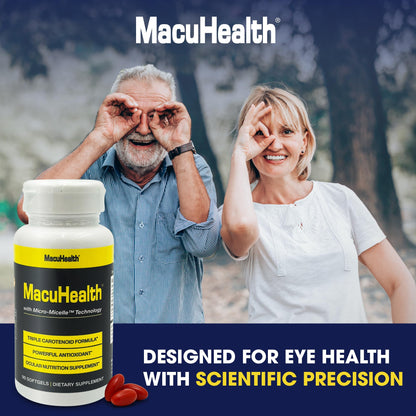 Macuhealth Triple Carotenoid Formula - Eye Vitamins for Adults - 90 Softgels, 3 Month Supply MacuhealthUS supplements