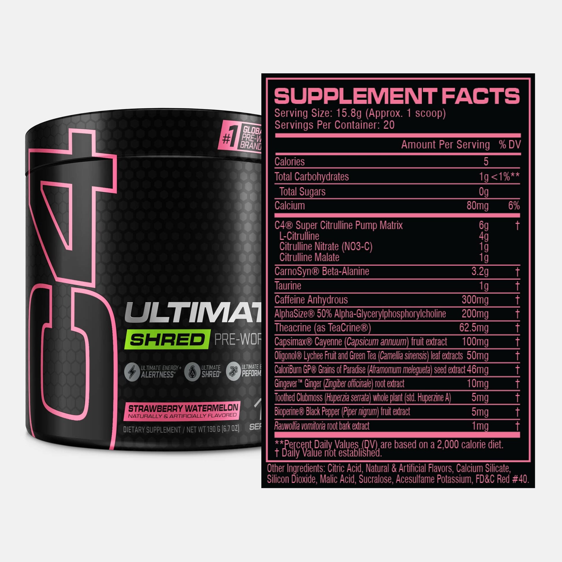Cellucor C4 Ultimate Shred Pre Workout Powder, Fat Burner for Men & Women, Weight Loss CellucorUS supplements