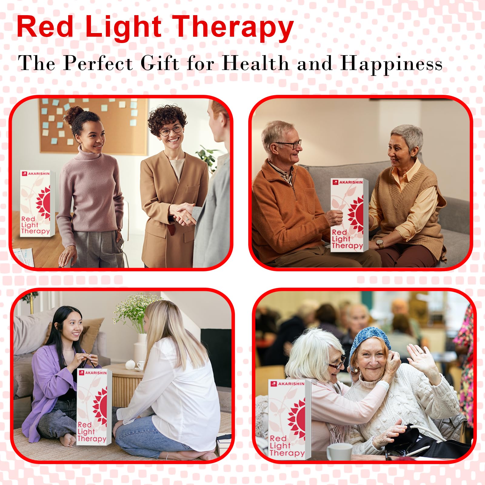 Akarishin Red Light Therapy Lamp-660nm Red Light,850nm & 940nm Infrared Light Therapy AkarishinAu supplements