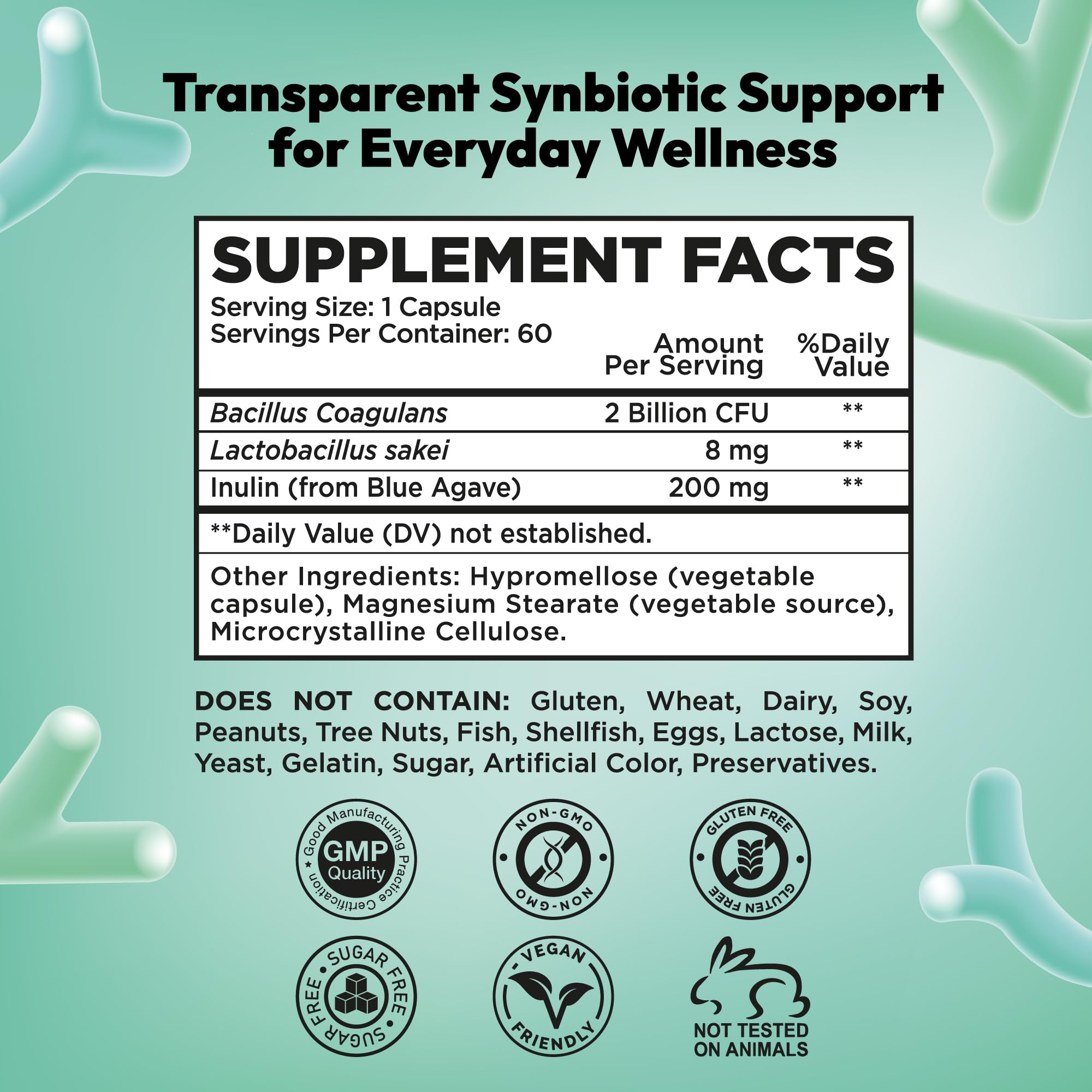 NutraPep Synbiotics Probiotic Prebiotic Postbiotic - Daily Gut Health Support with Pre Pro & Post Biotics for Men Women - Digestive & Immune Support Balance Synbiotic Supplement - Vegan Gluten Free NutraPepAu supplements