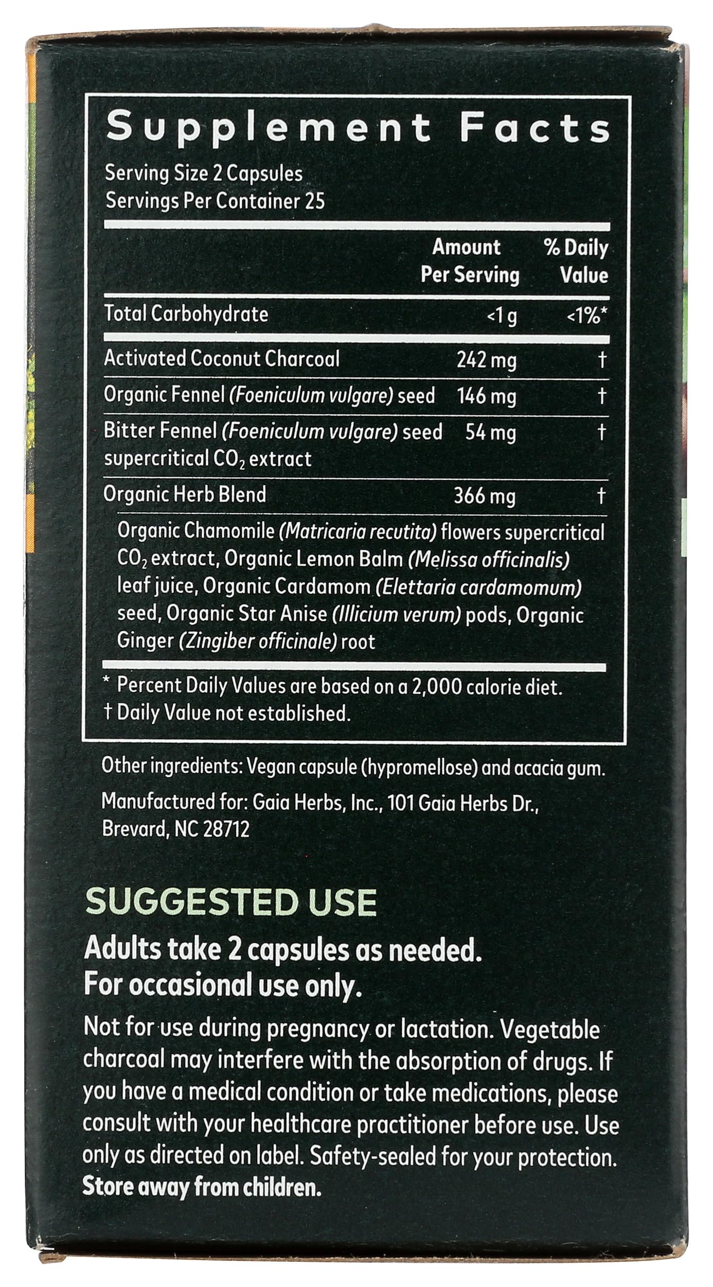 Gaia Herbs Gas & Bloating - Provides Relief from Occasional Gas and Bloating Gaia HerbsUS supplements