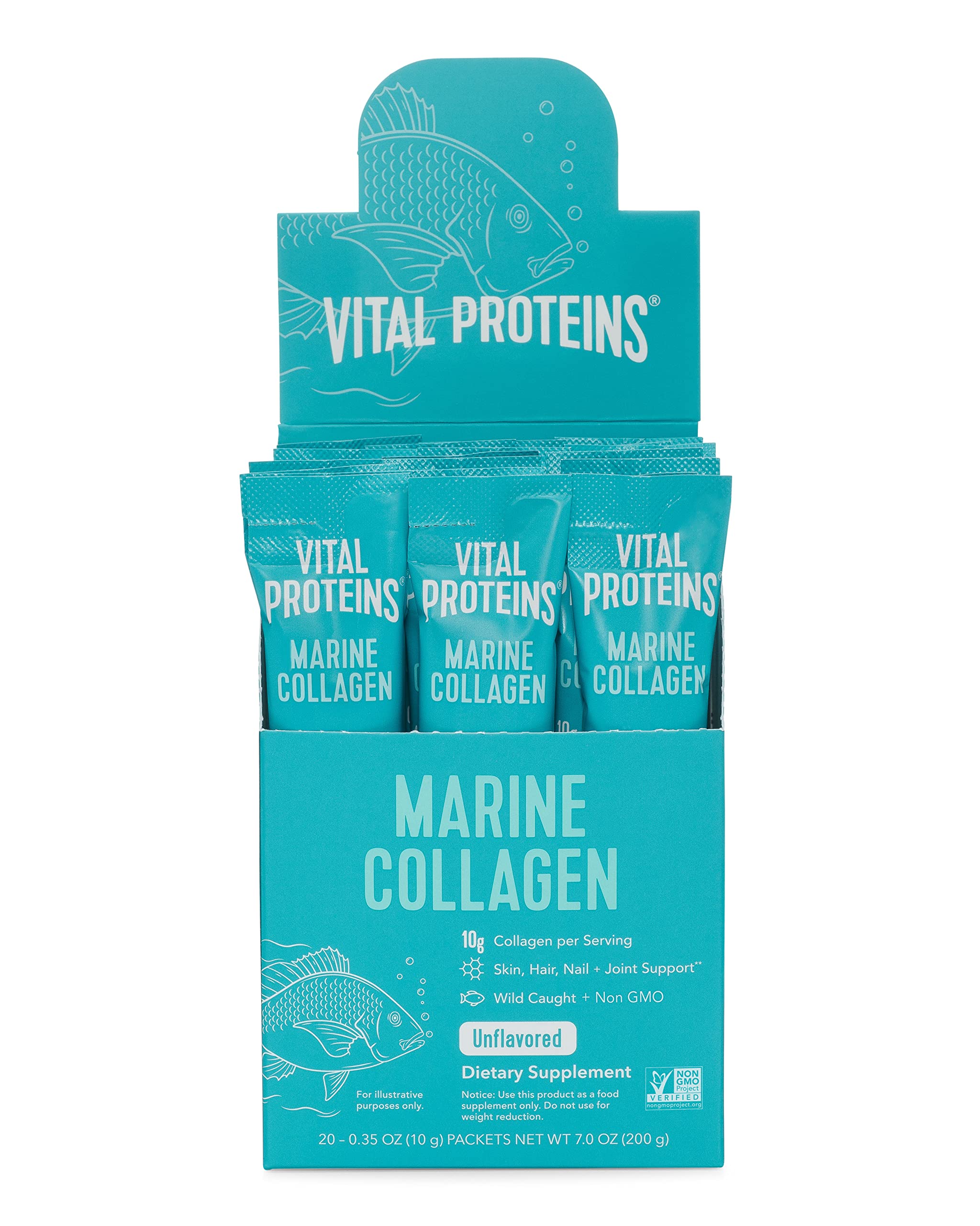 Vital Proteins Unflavored Marine Collagen 20 Pack, 0.35 OZ Vital ProteinsAu supplements