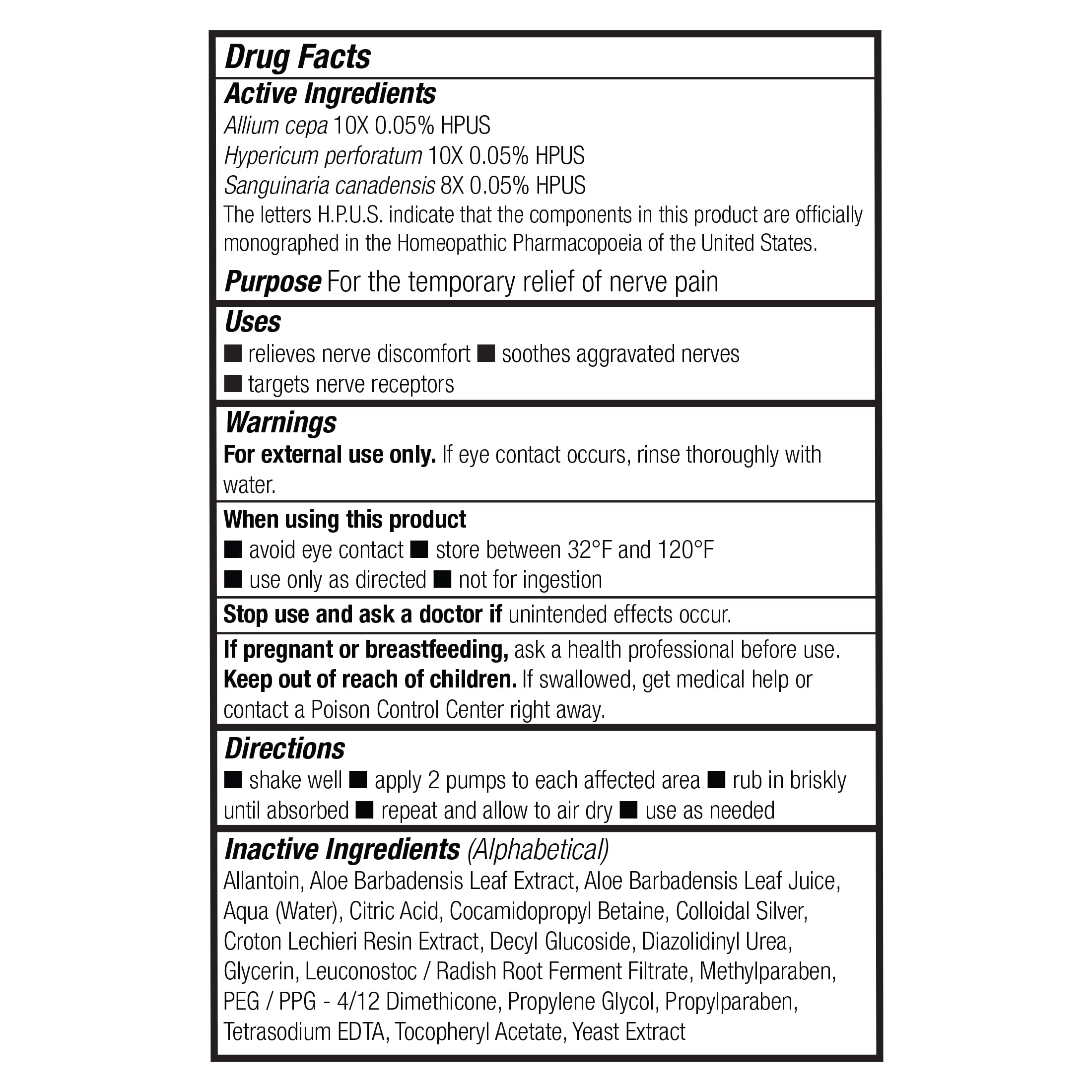 Theraworx Fast-Acting Nerve Relief Foam Aggravated Nerve Discomfort Relief - 7.1 oz - 1 Count TheraworxAu supplements