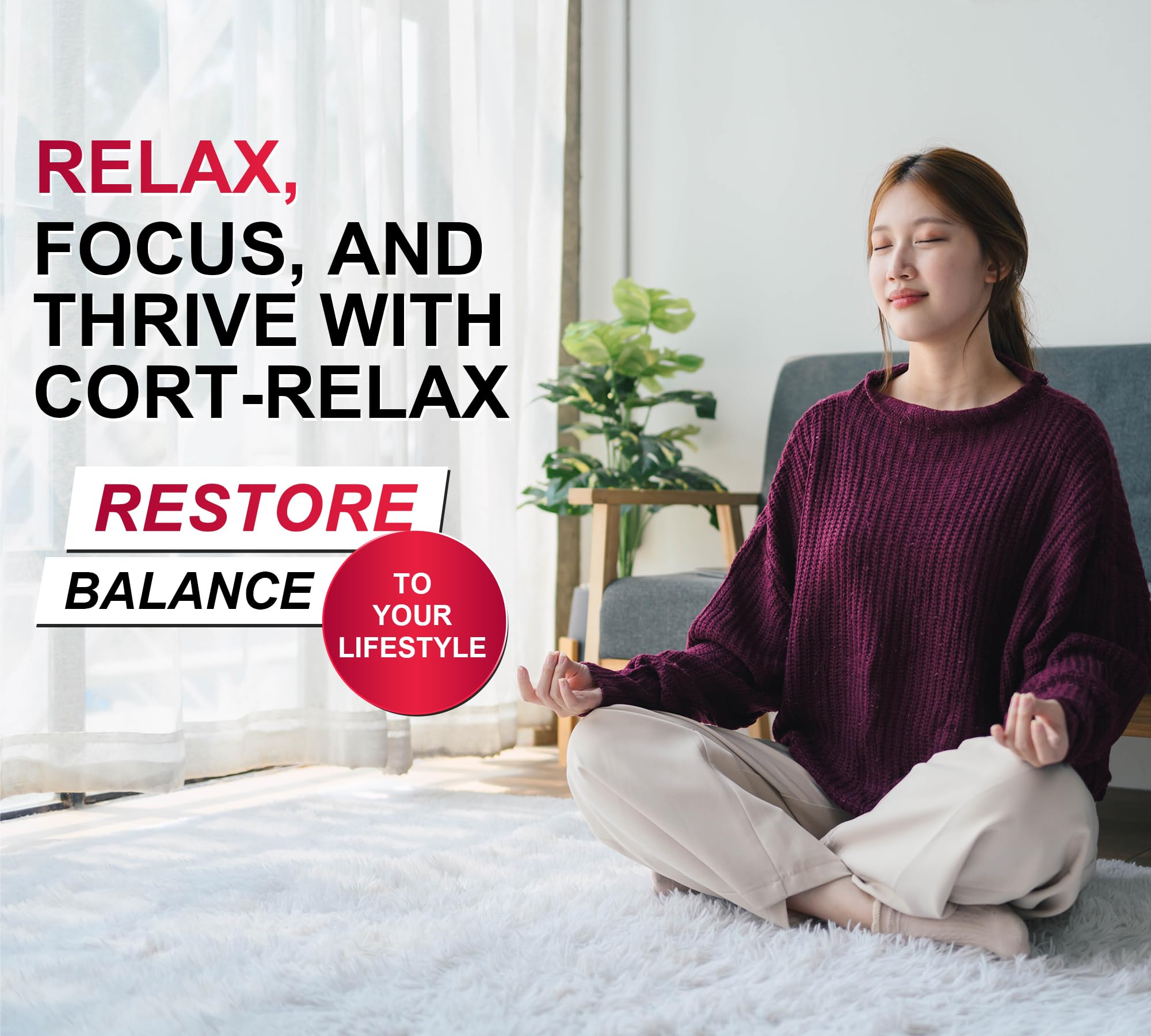 Super Calm Cortisol Supplements for Women & Men with Magnesium Glycinate, Ashwagandha, L-Theanine, Phosphatidylserine, Ginkgo & Lions Mane for Calm, Focus, Mental Clarity, Relaxation, Sleep, Energy DLNIAAu supplements